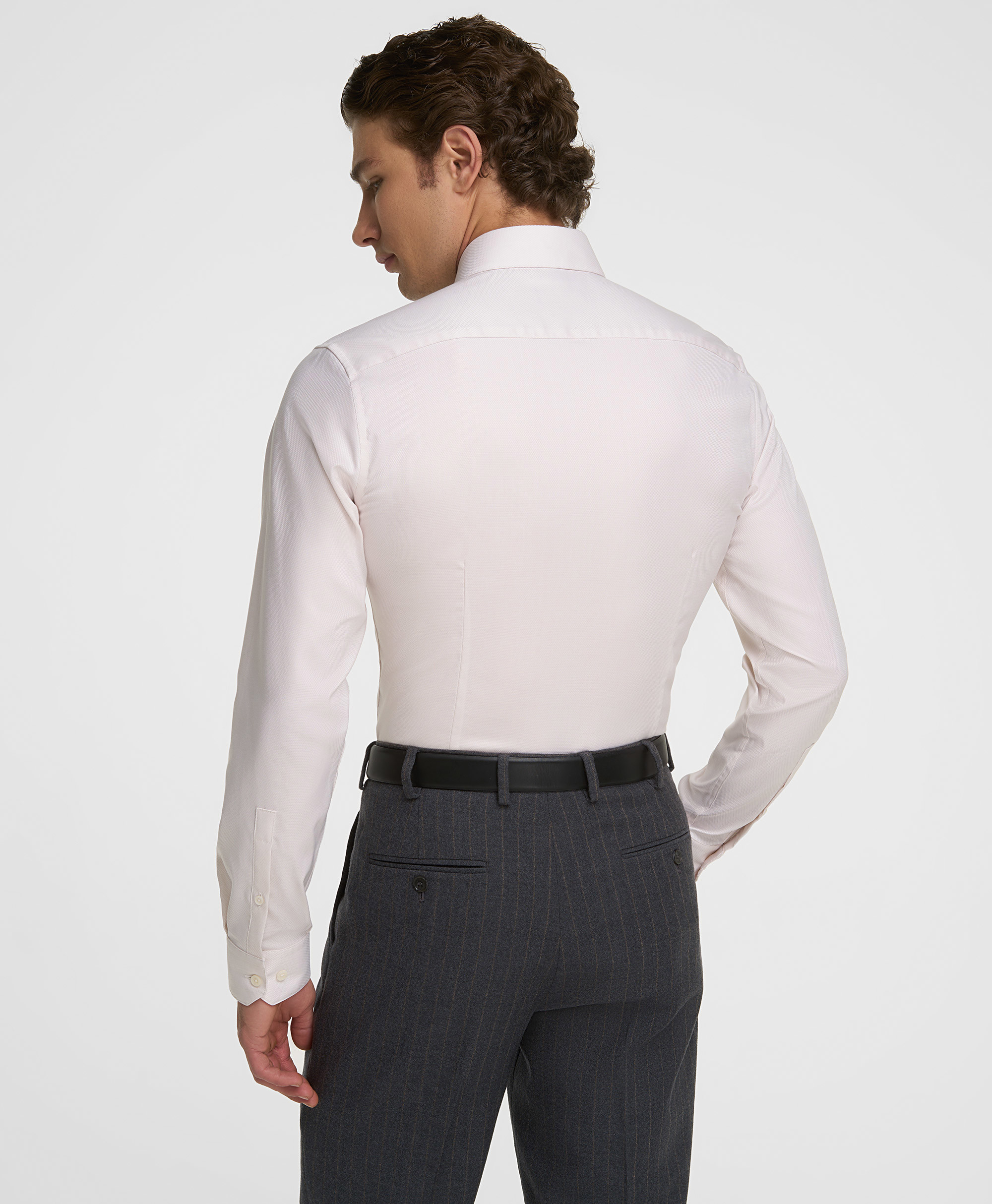 Рубашка из ткани стрейч, прилегающий силуэт