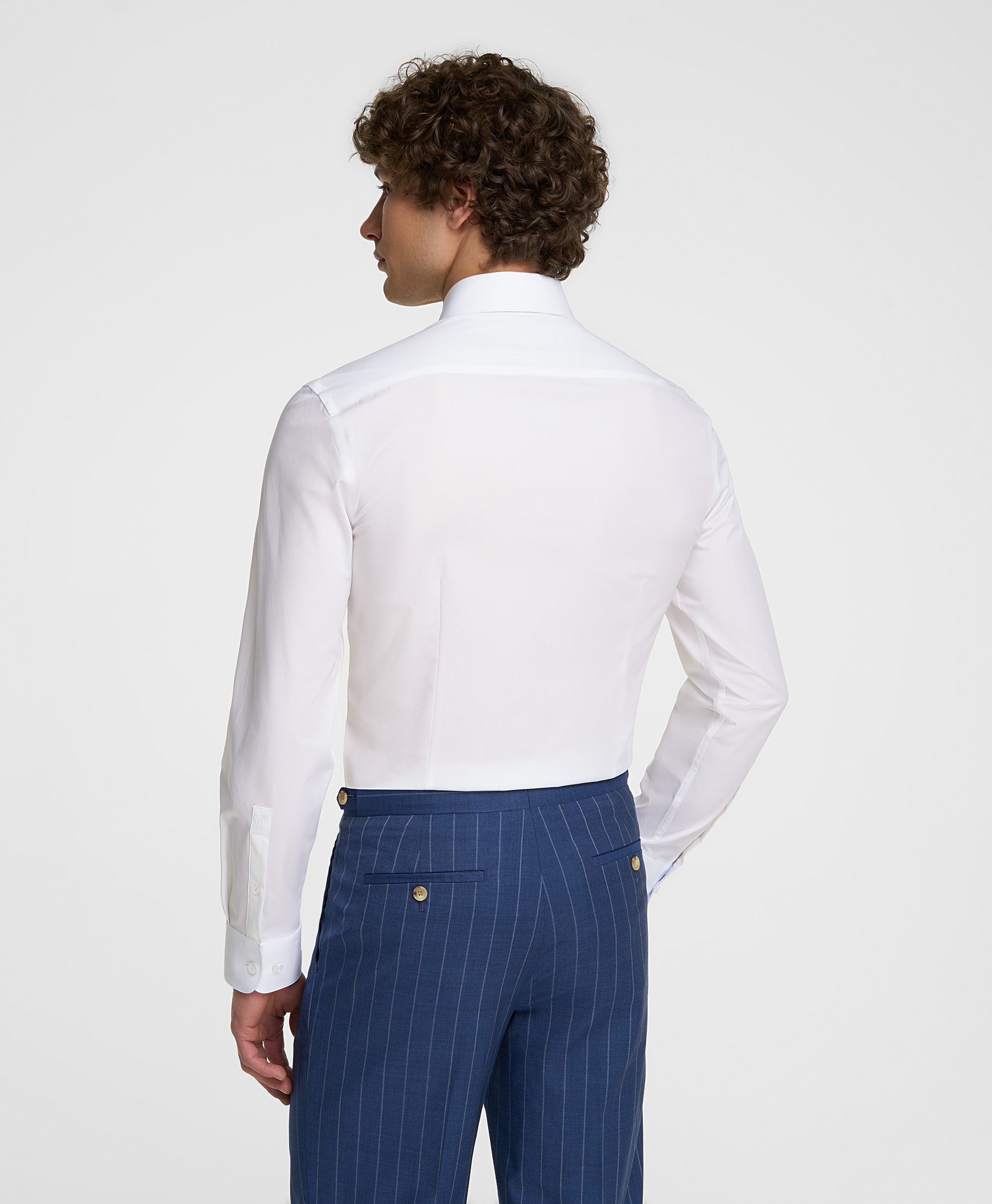 Рубашка из ткани стрейч, полуприлегающий силуэт