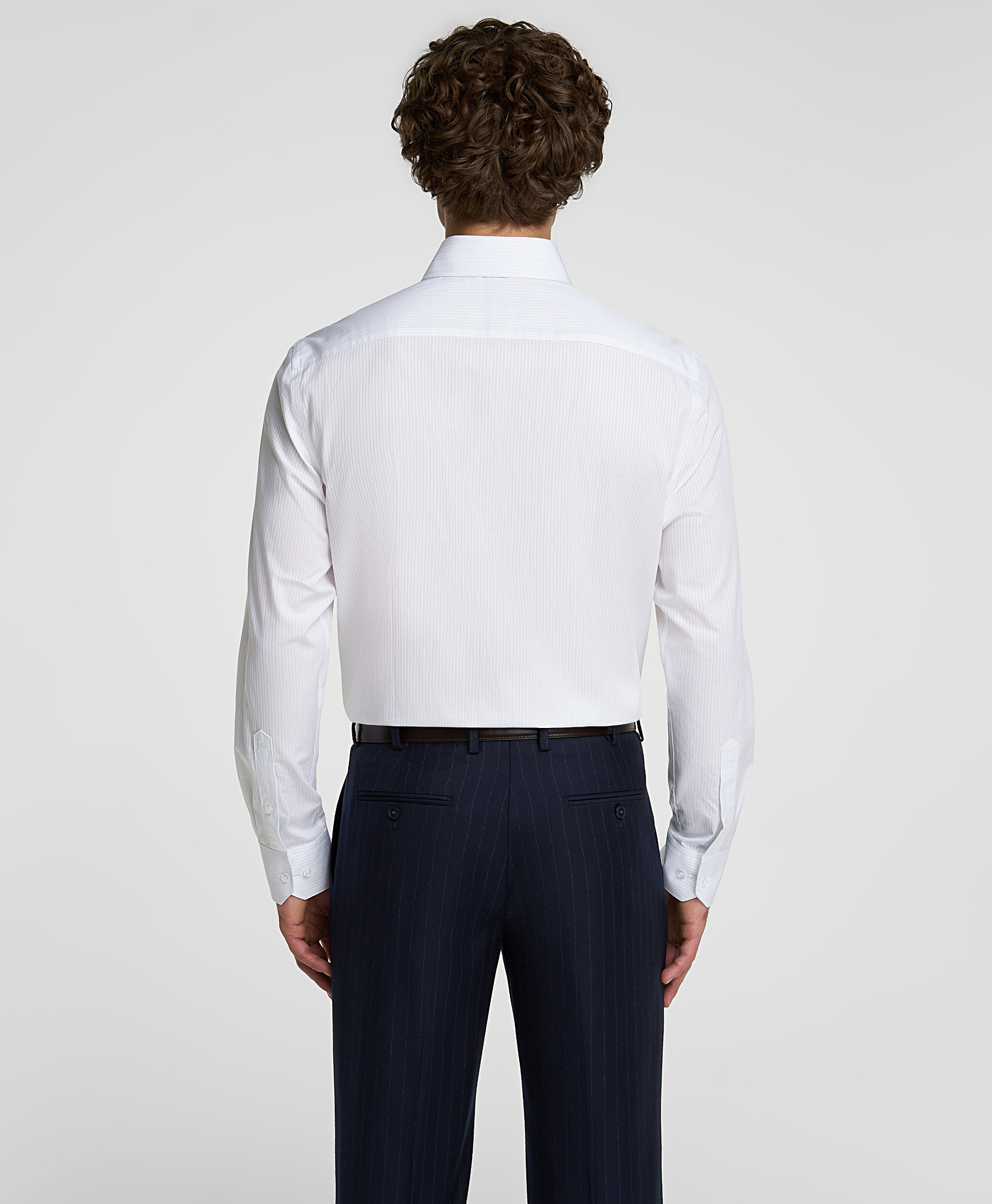 Рубашка хлопковая, прямой силуэт