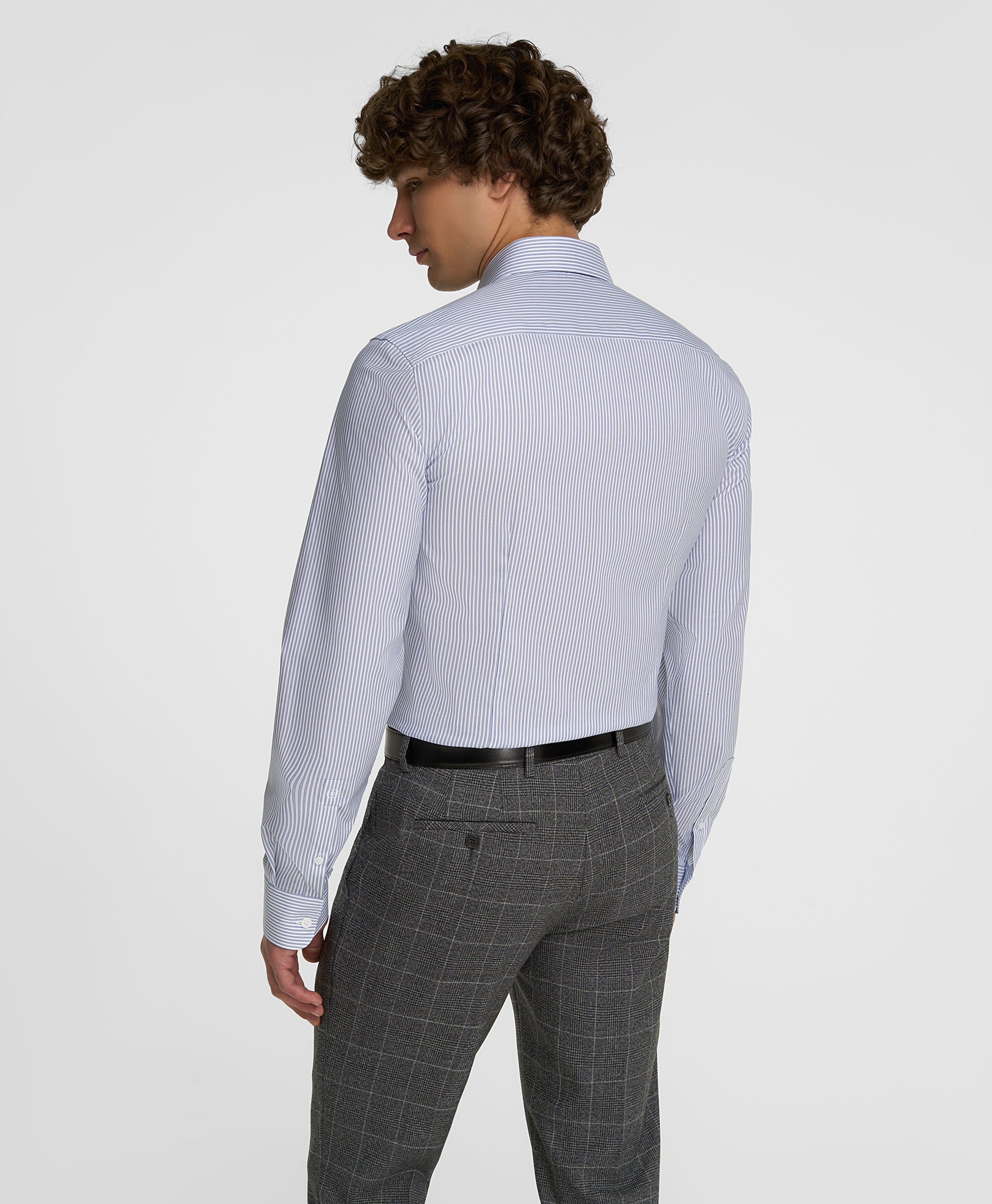 Рубашка из ткани стрейч, полуприлегающий силуэт