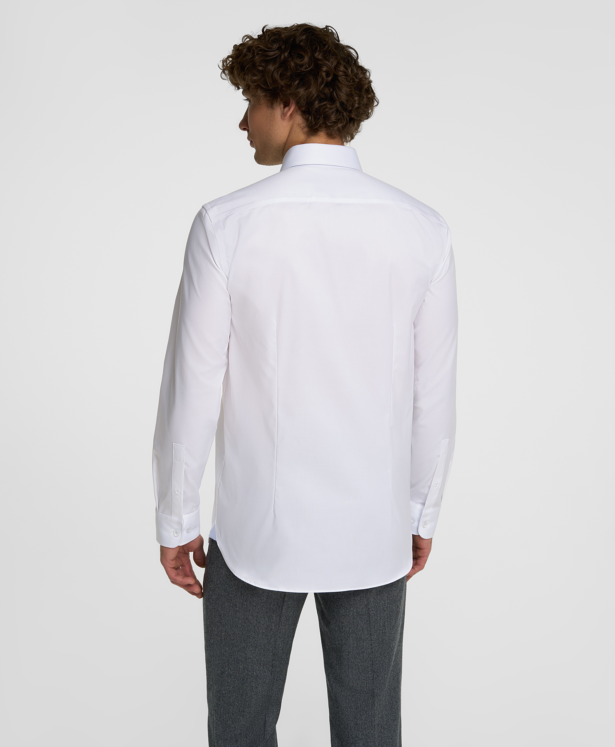 Рубашка из ткани стрейч, полуприлегающий силуэт