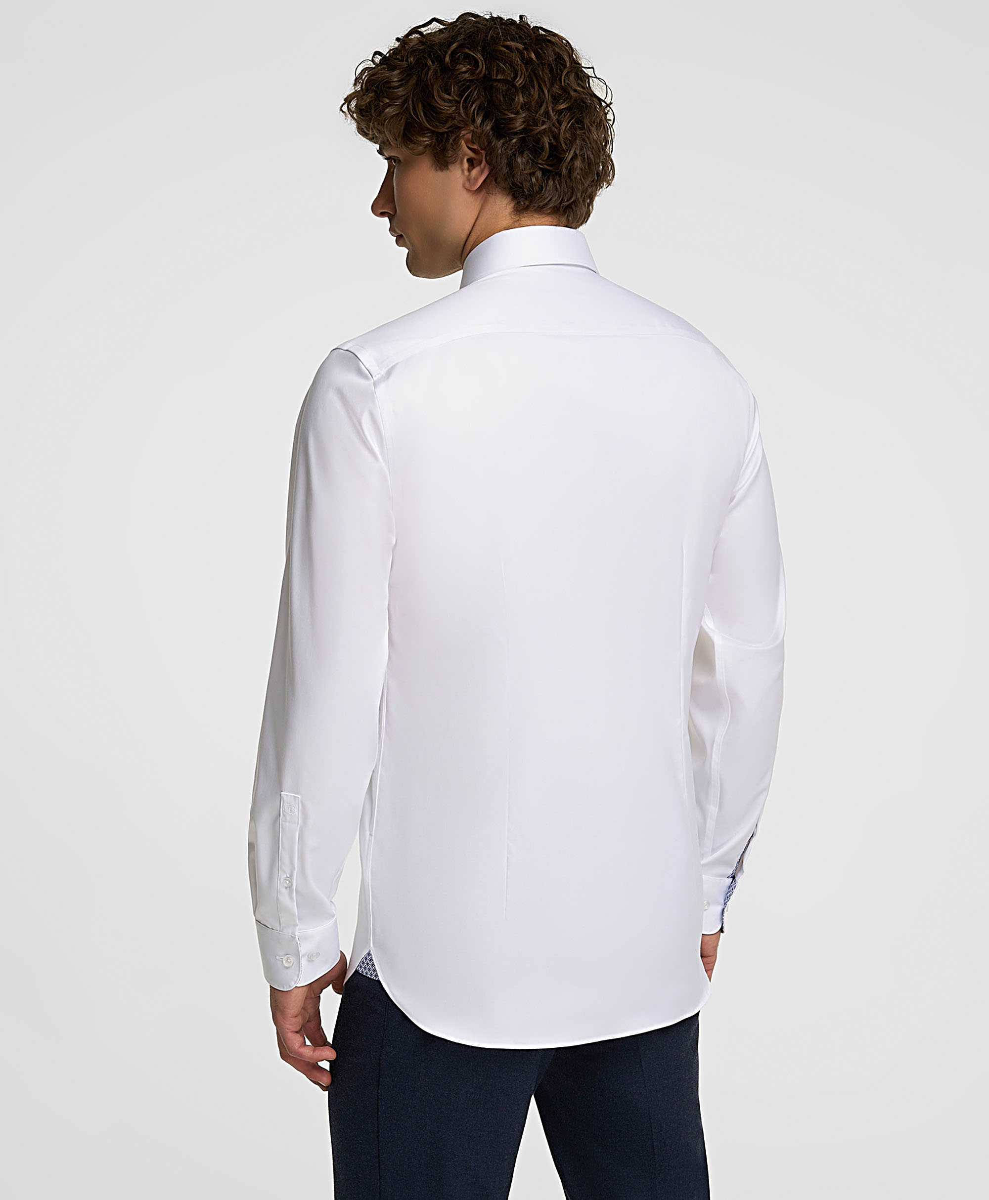 Рубашка из ткани стрейч, полуприлегающий силуэт