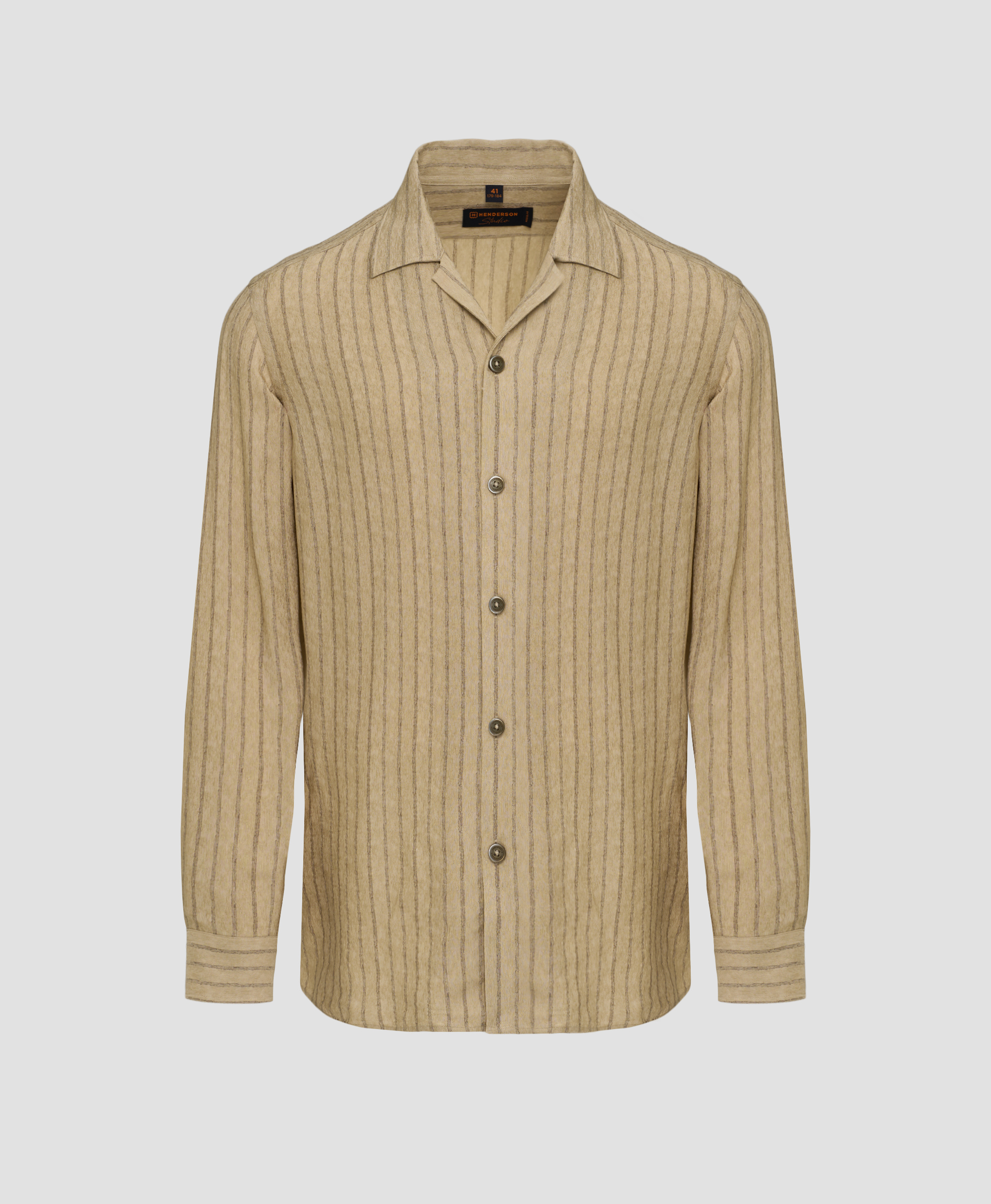 Рубашка HENDERSON Studio, прямой силуэт