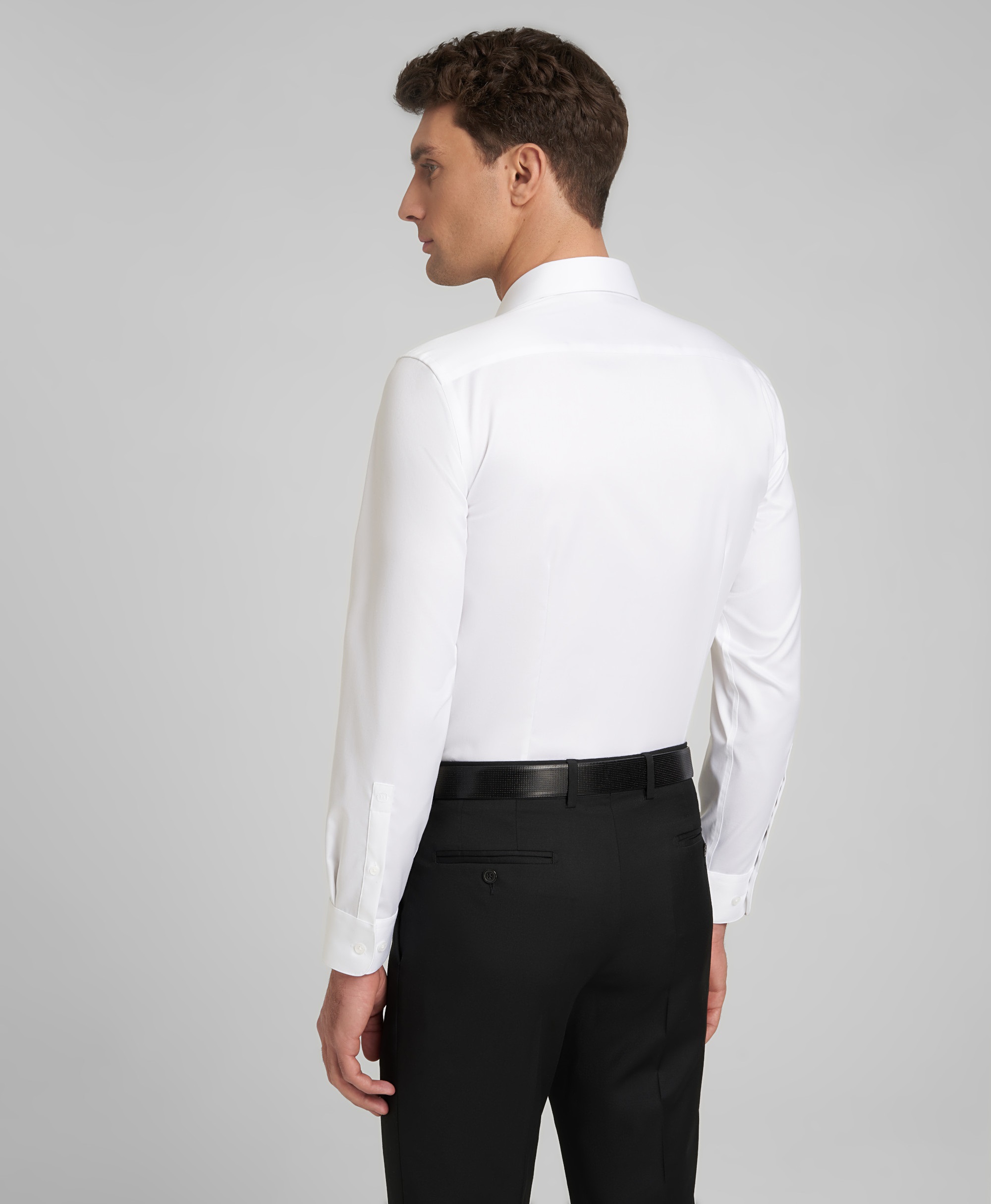 Рубашка из ткани стрейч, полуприлегающий силуэт