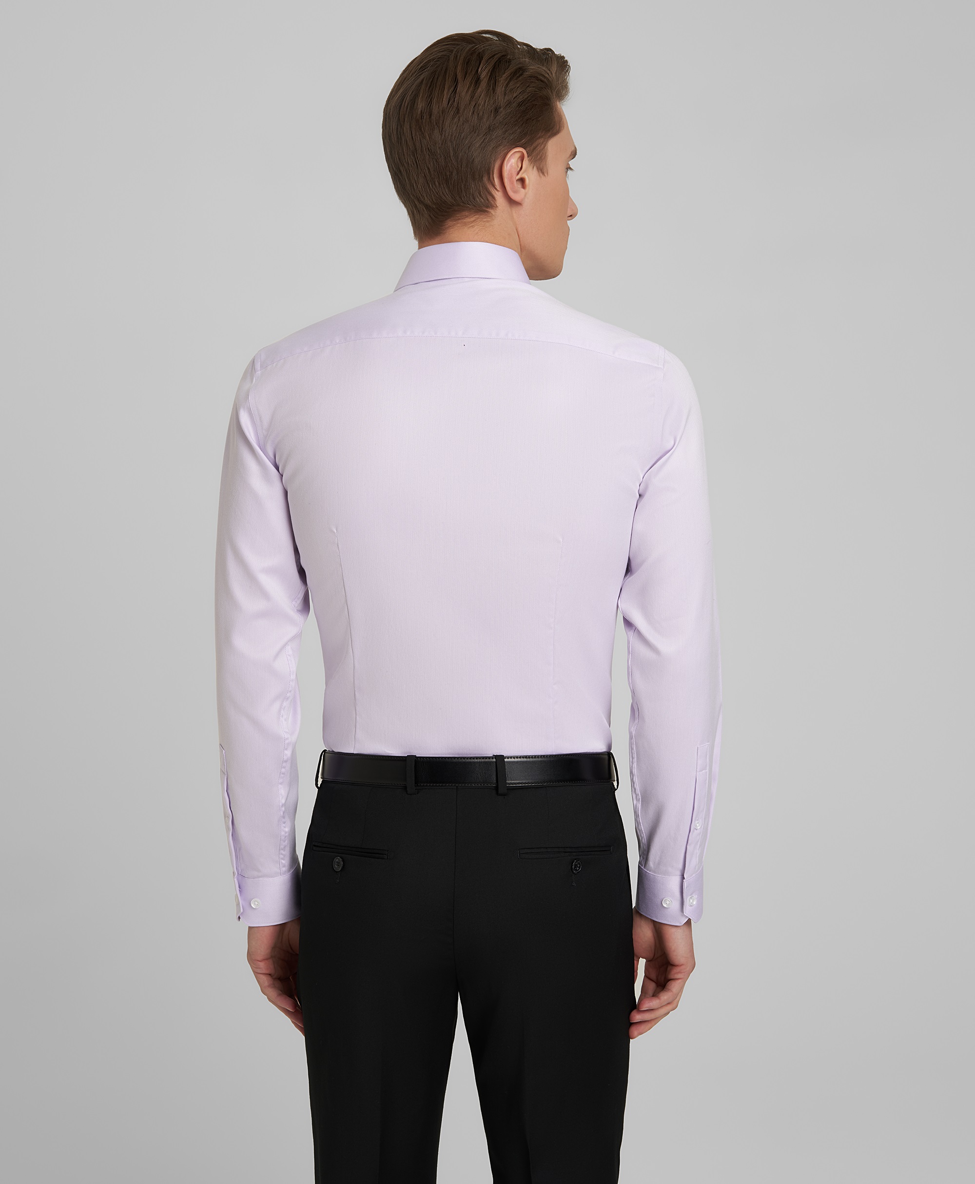 Рубашка хлопковая, легкая в уходе, прилегающий силуэт