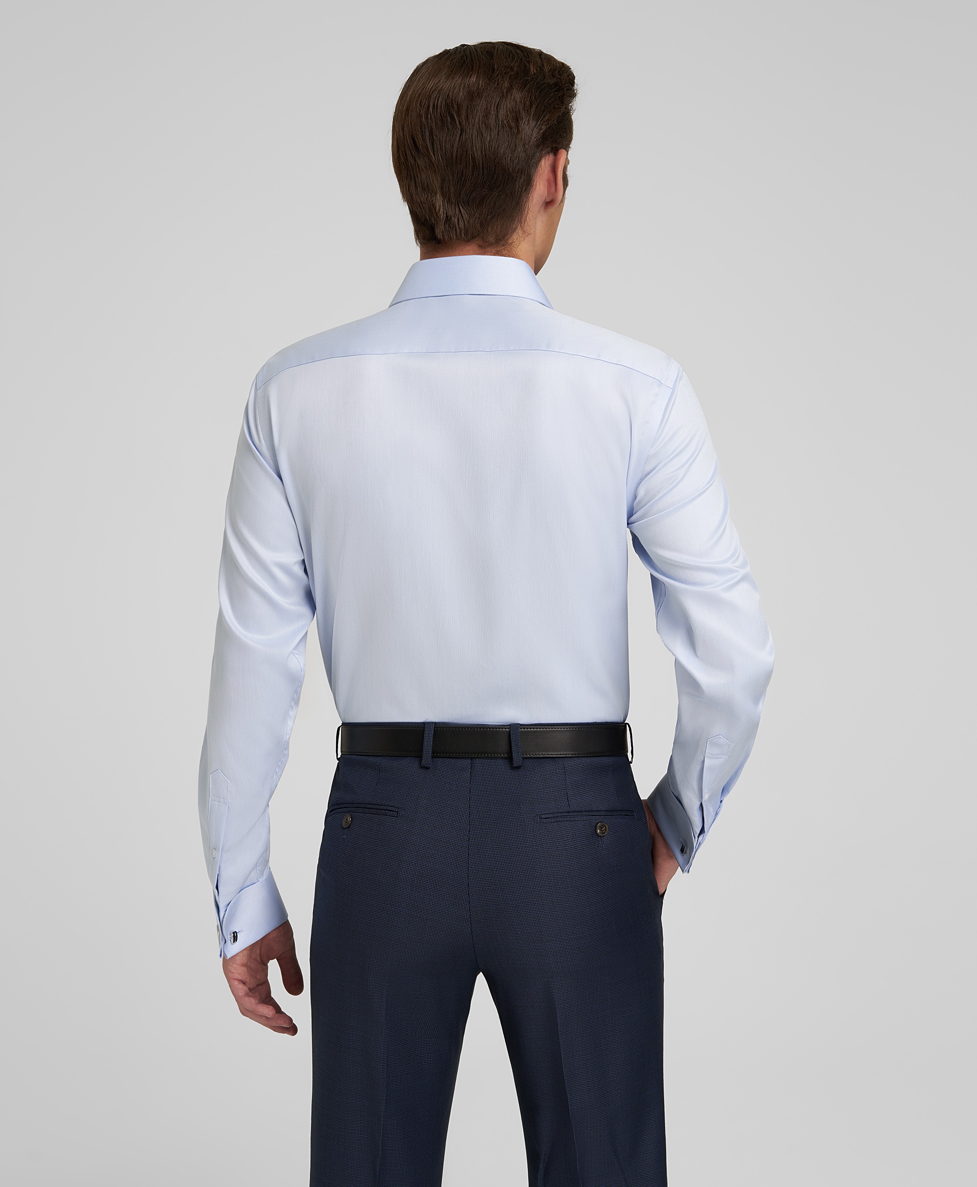 Рубашка хлопковая, легкая в уходе, прямой силуэт