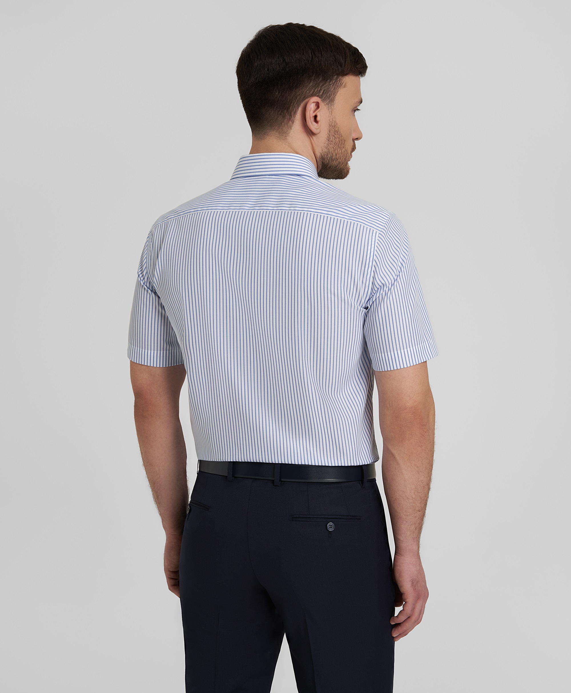 Рубашка хлопковая, прямой силуэт