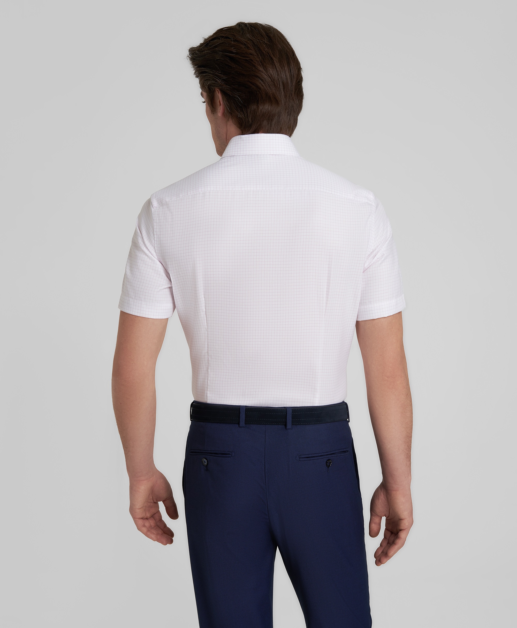 Рубашка хлопковая, полуприлегающий силуэт