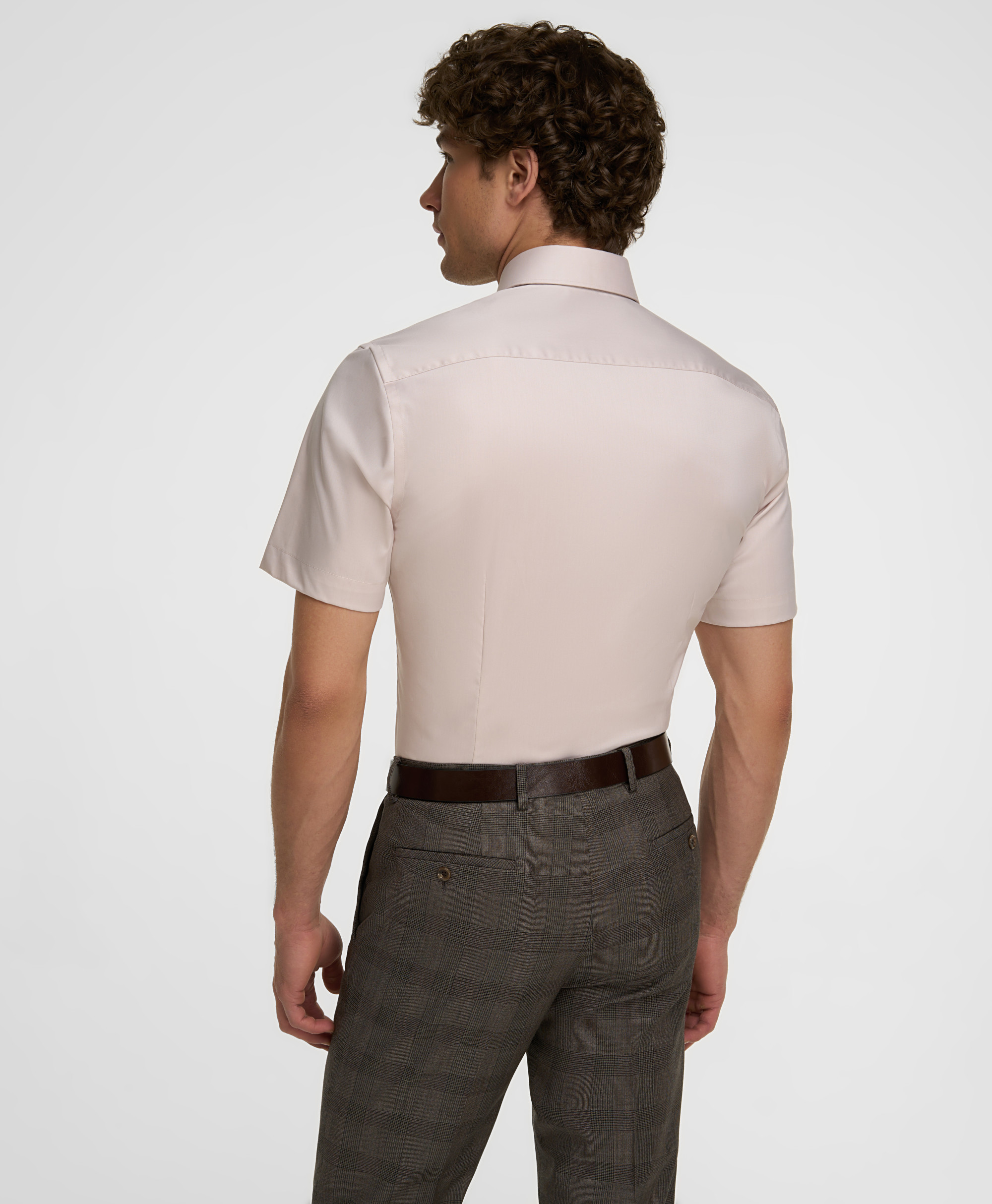 Рубашка из ткани стрейч, полуприлегающий силуэт