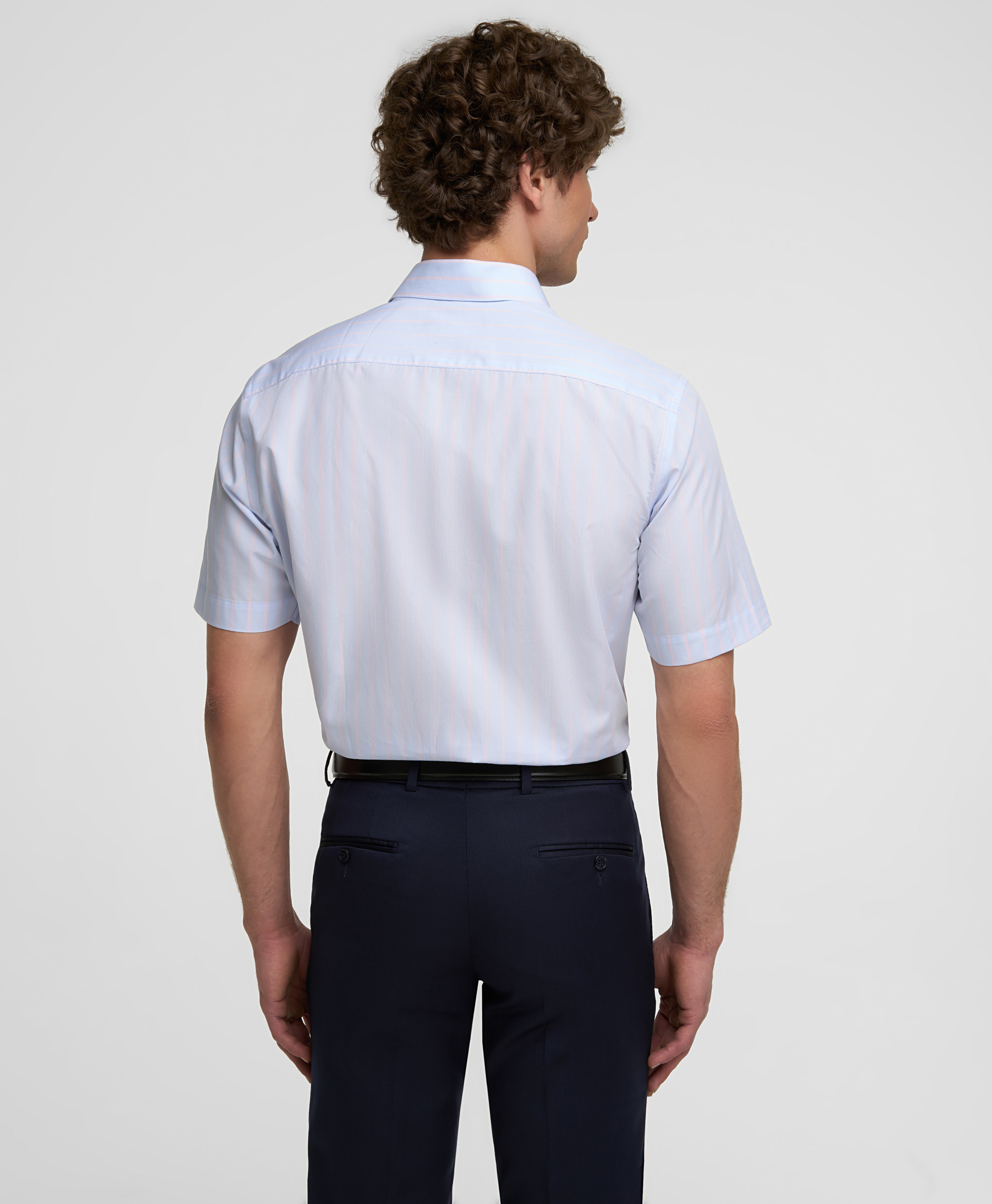 Рубашка хлопковая, прямой силуэт