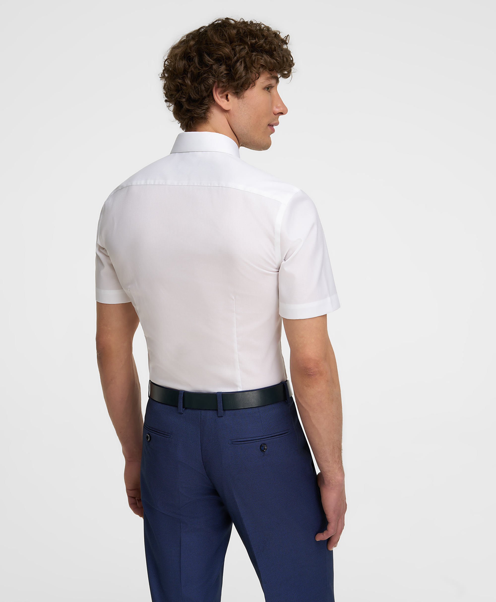 Рубашка из ткани стрейч, полуприлегающий силуэт