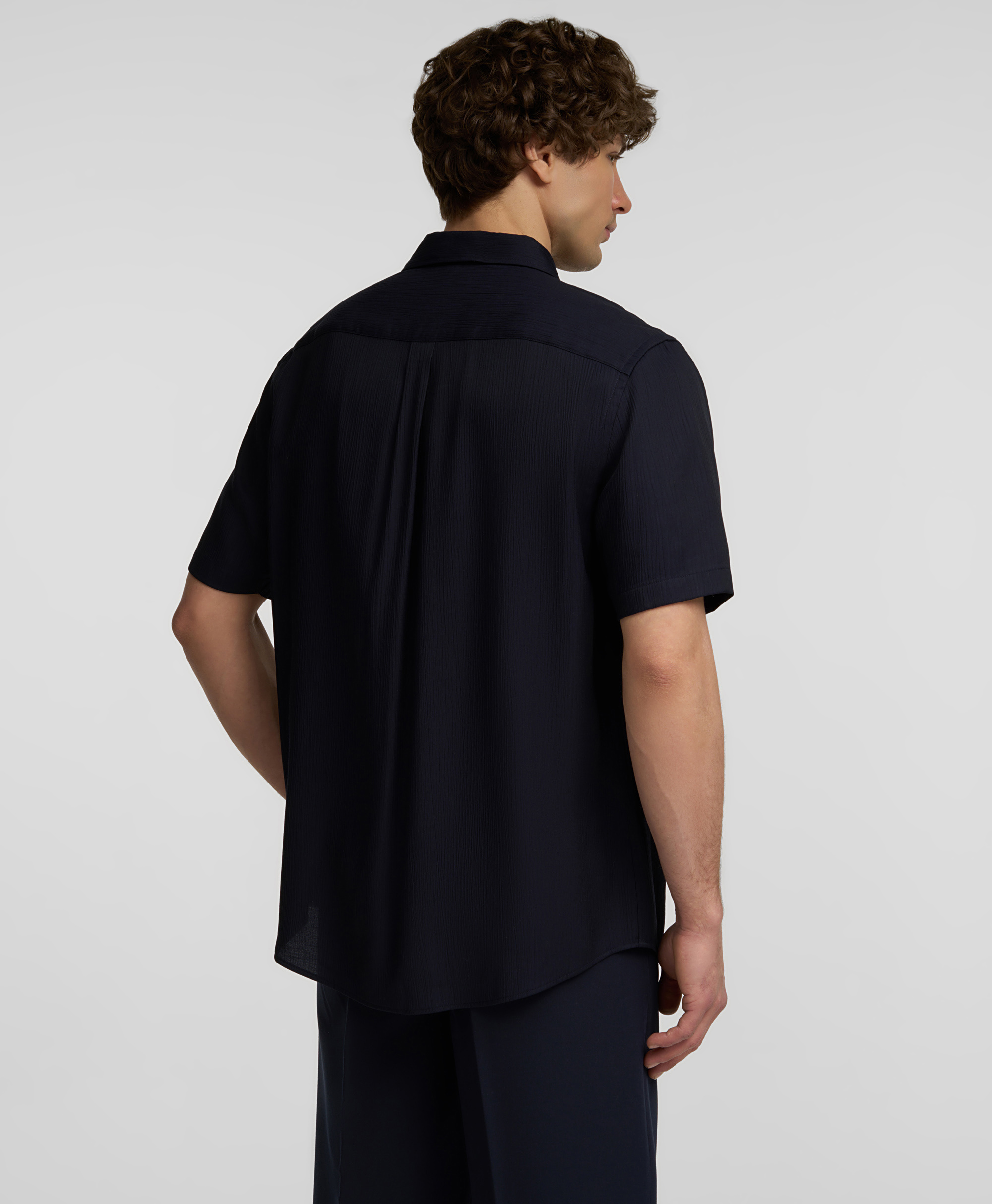 Рубашка из поплина, прямой силуэт