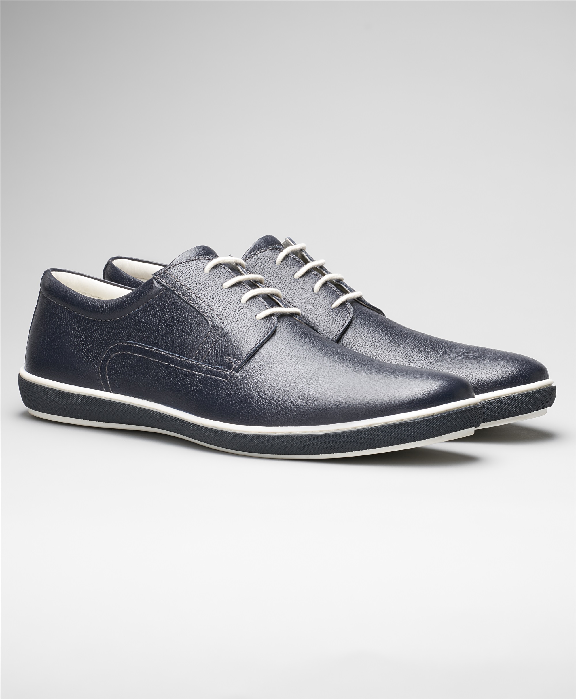 Дерби летние из натуральной кожи