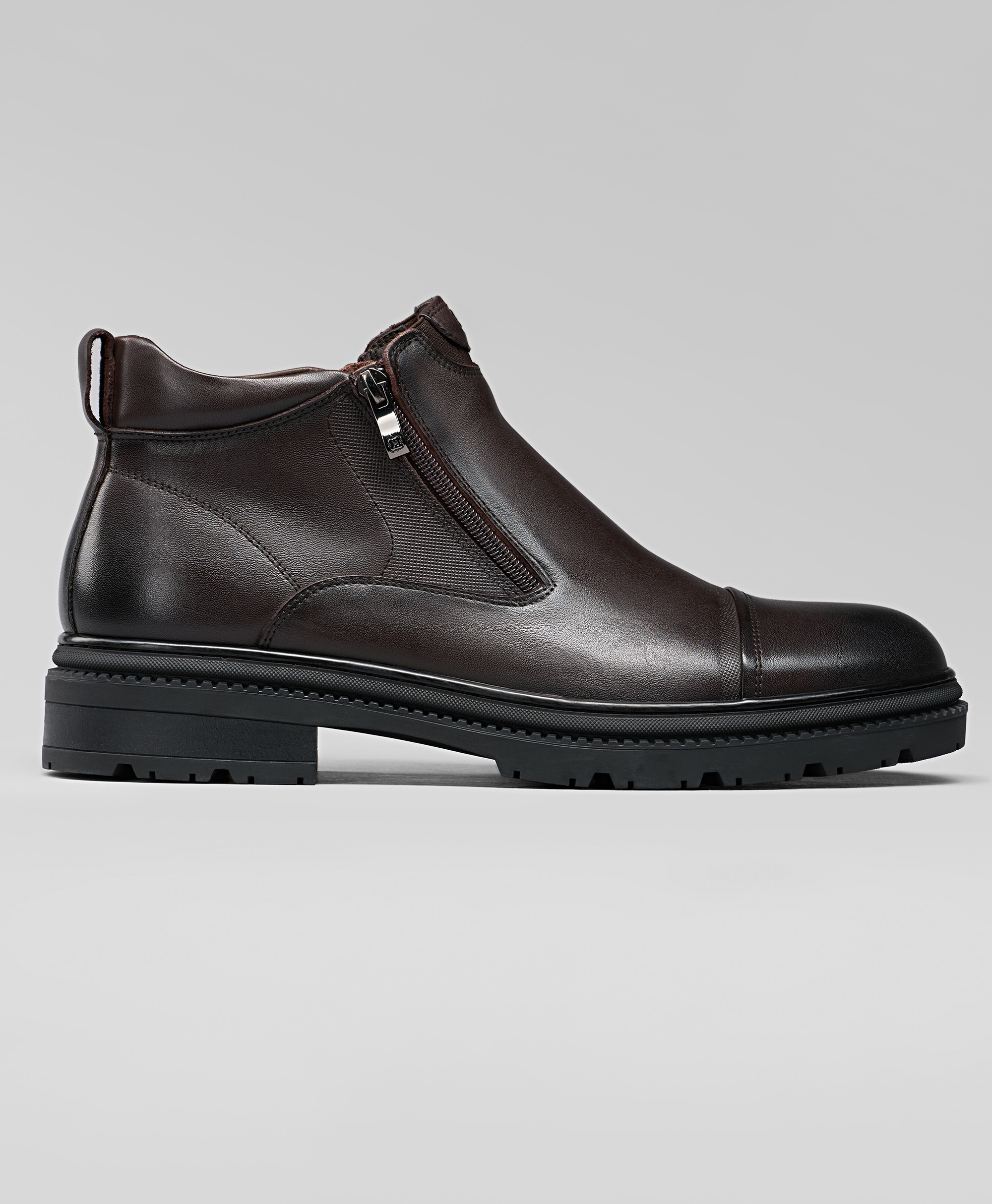 Ботинки на двух молниях