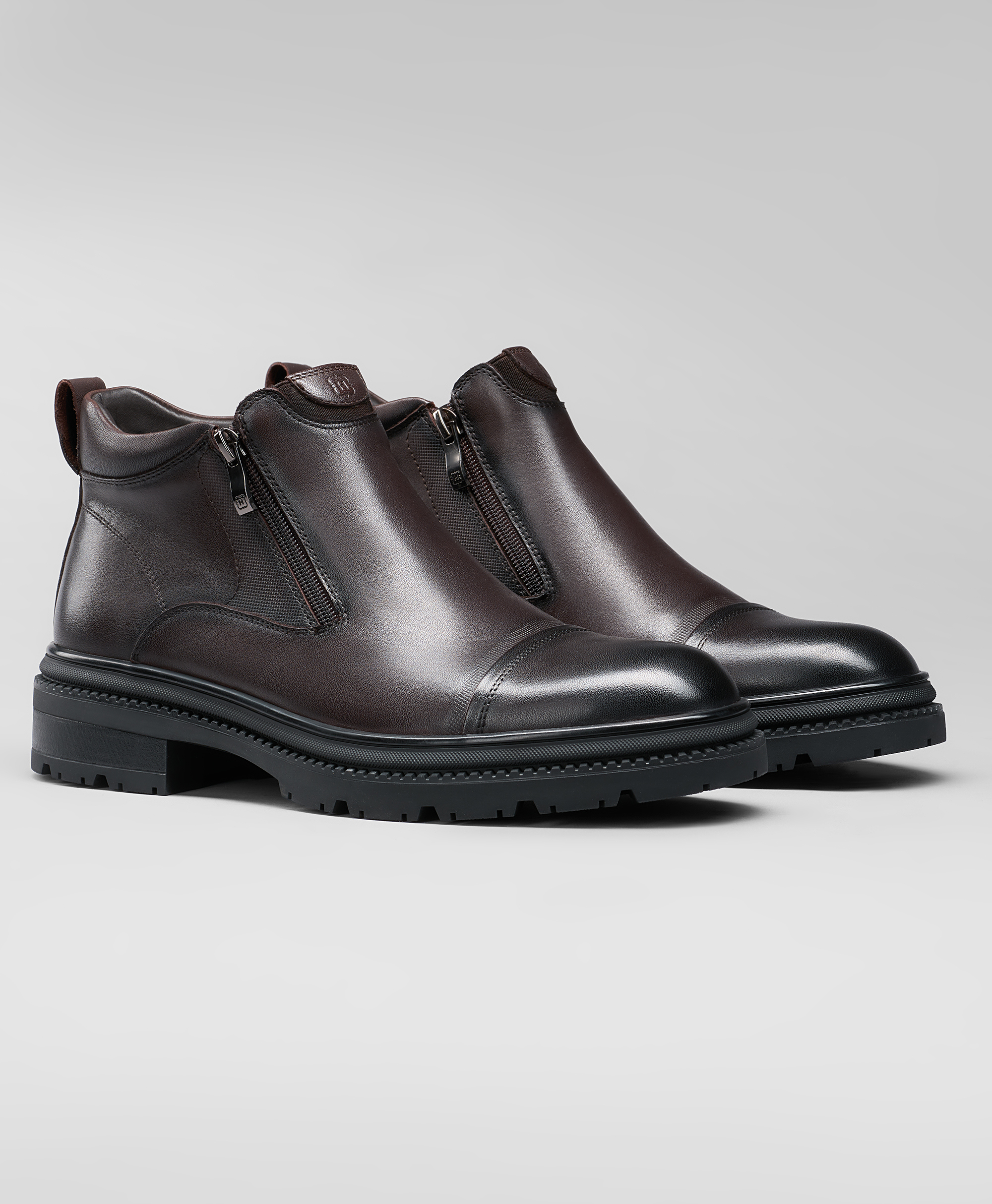 Ботинки на двух молниях