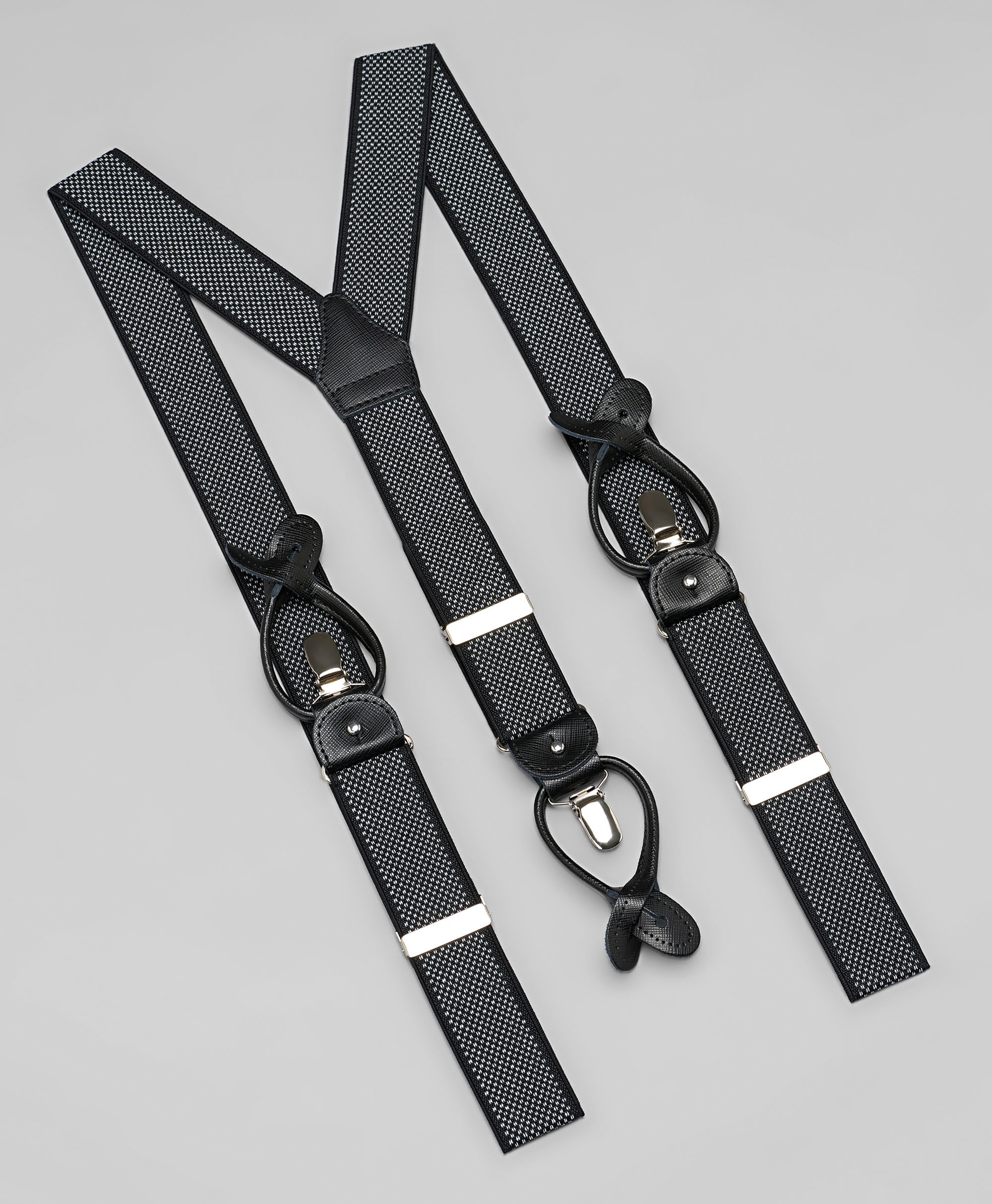 Подтяжки одноцветные текстурные