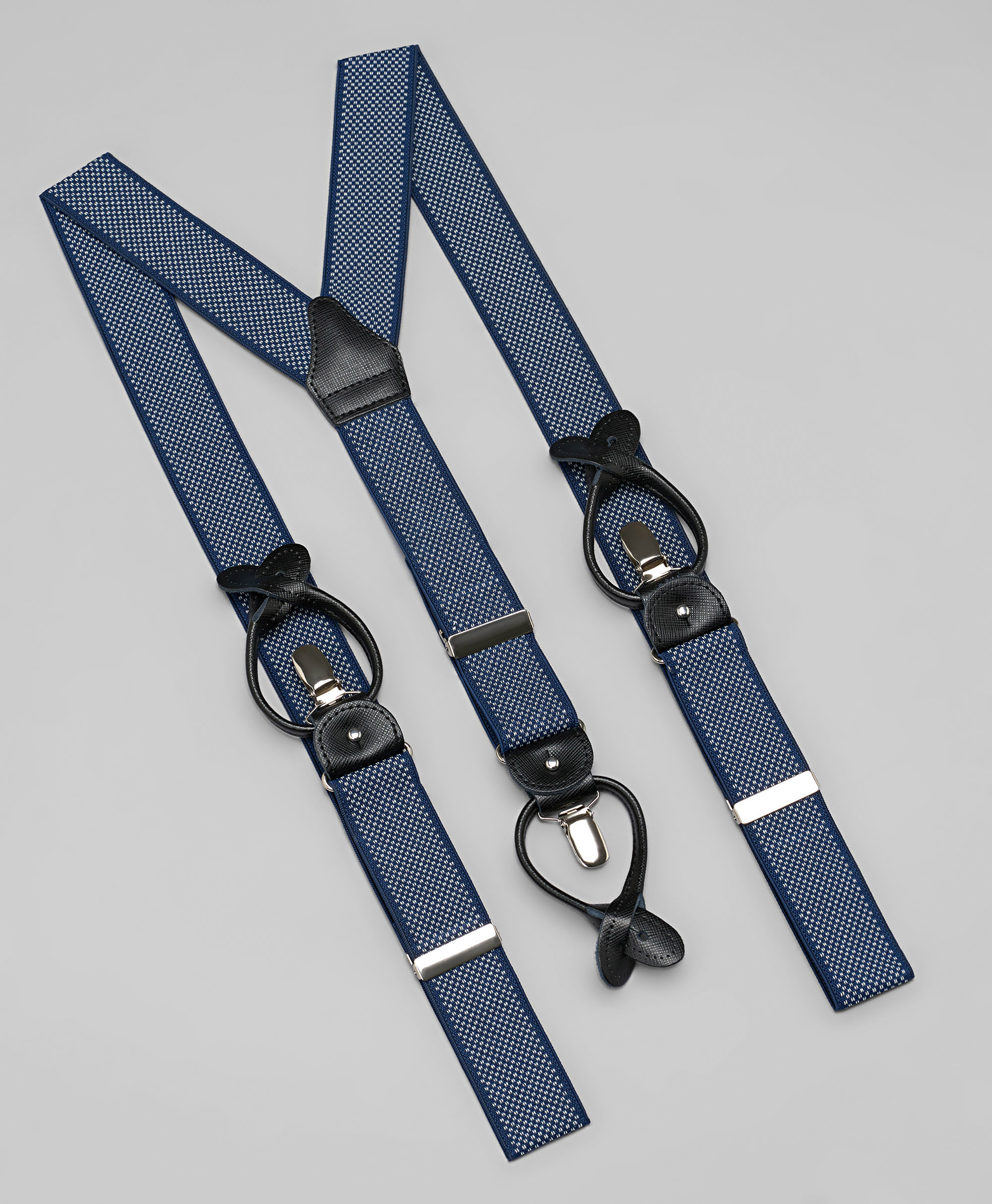 Подтяжки одноцветные текстурные