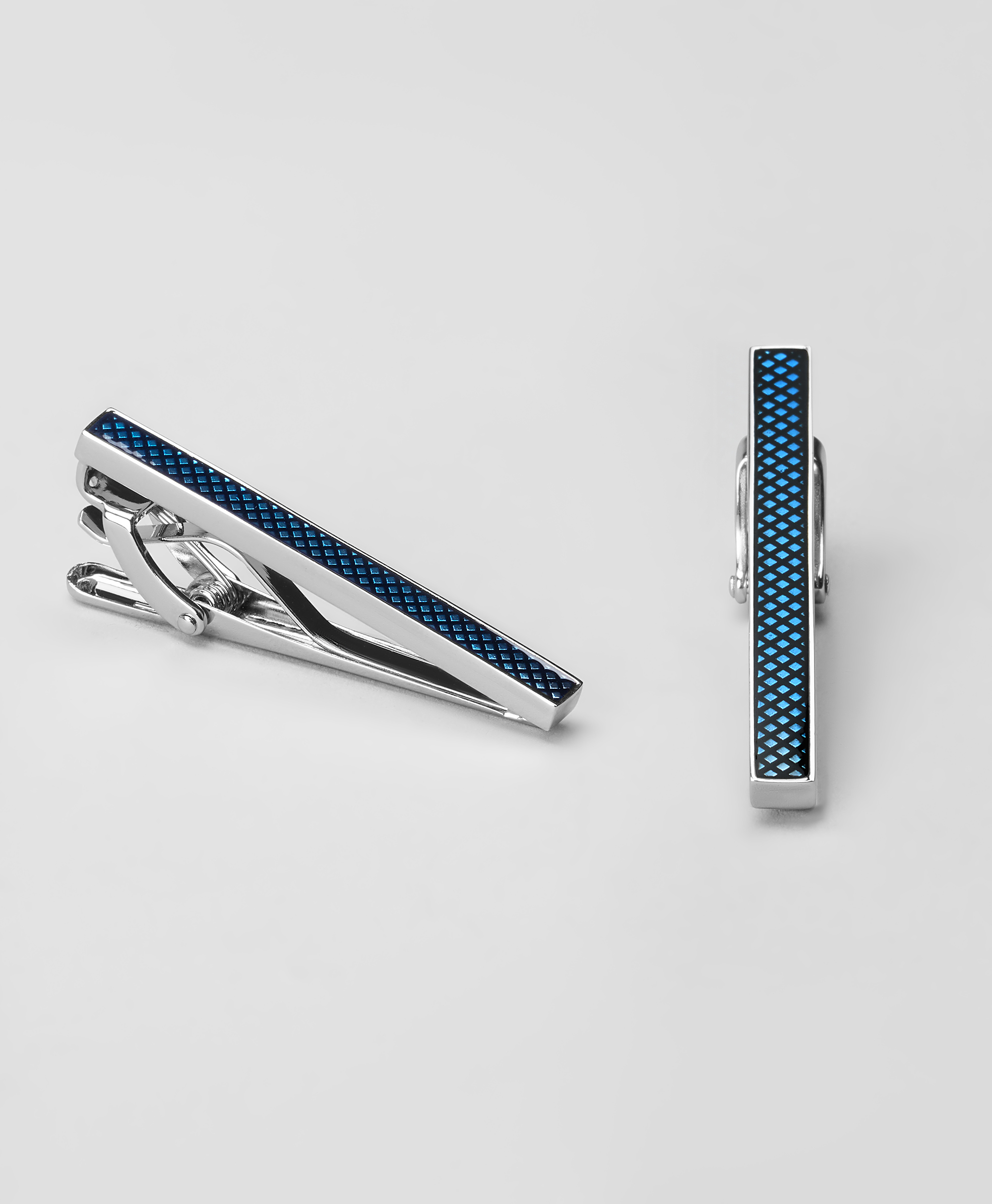 Зажим для галстуков с карбоновой вставкой