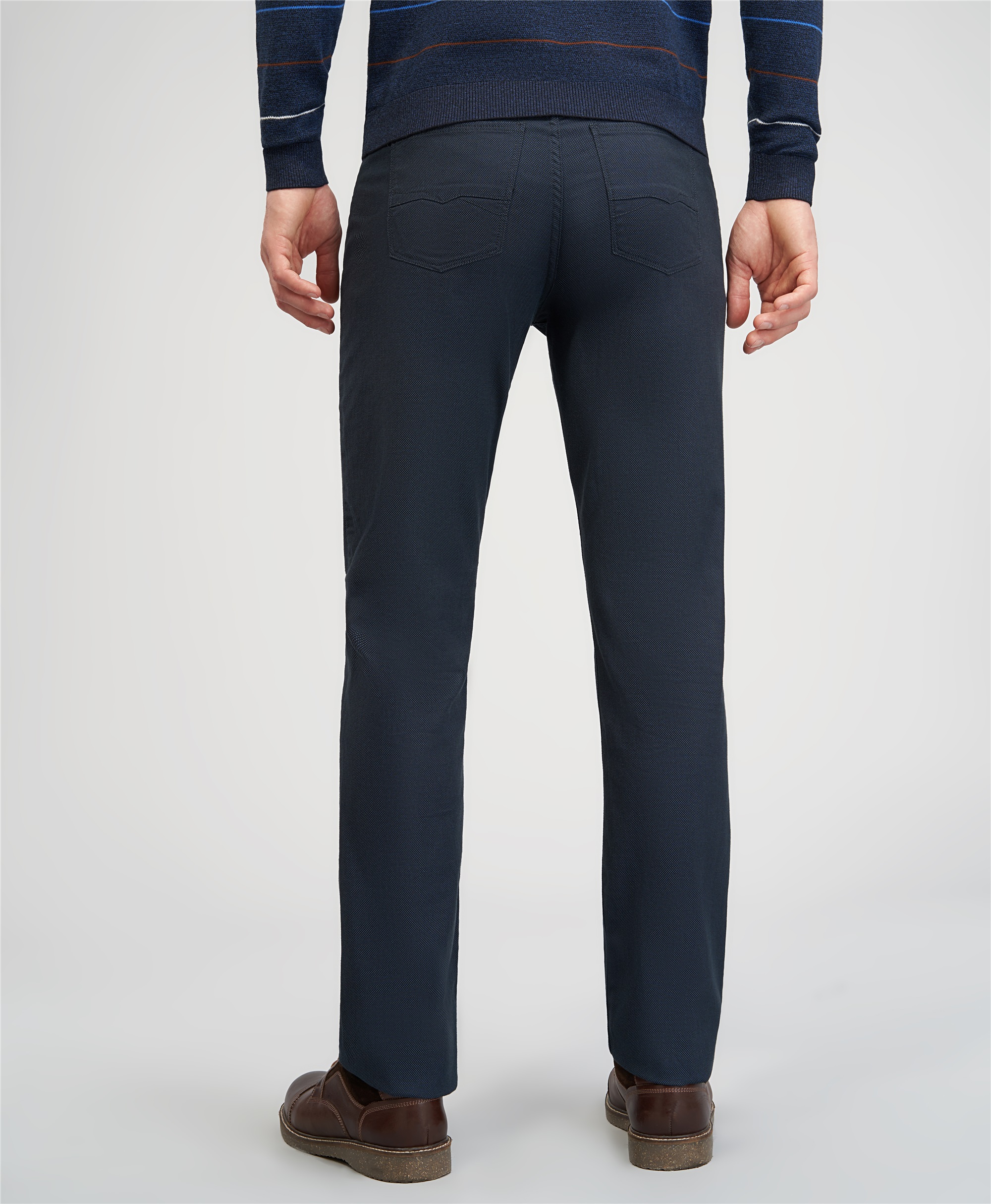 Брюки 5 карманов, прямой силуэт