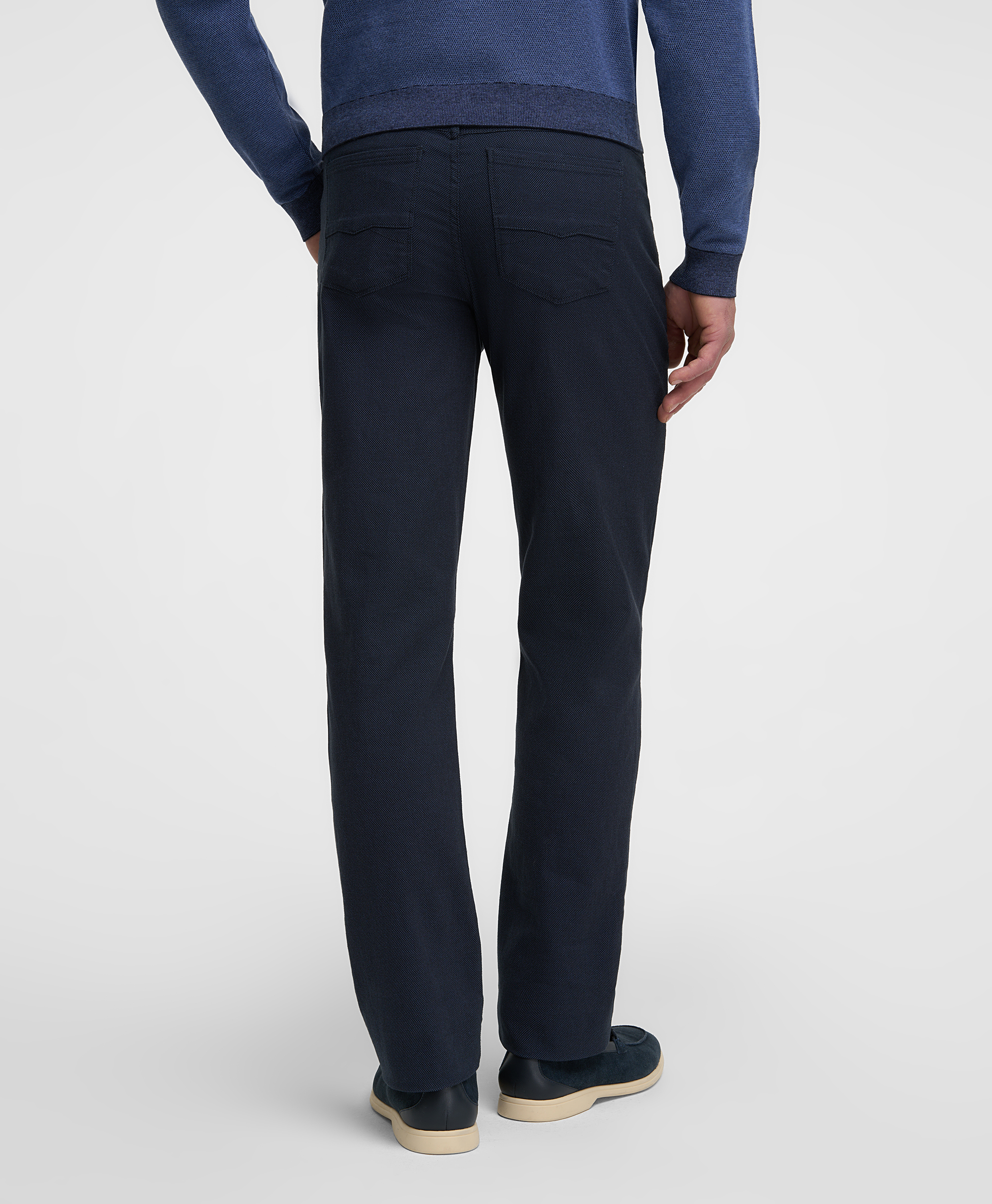 Брюки 5 карманов, прямой силуэт