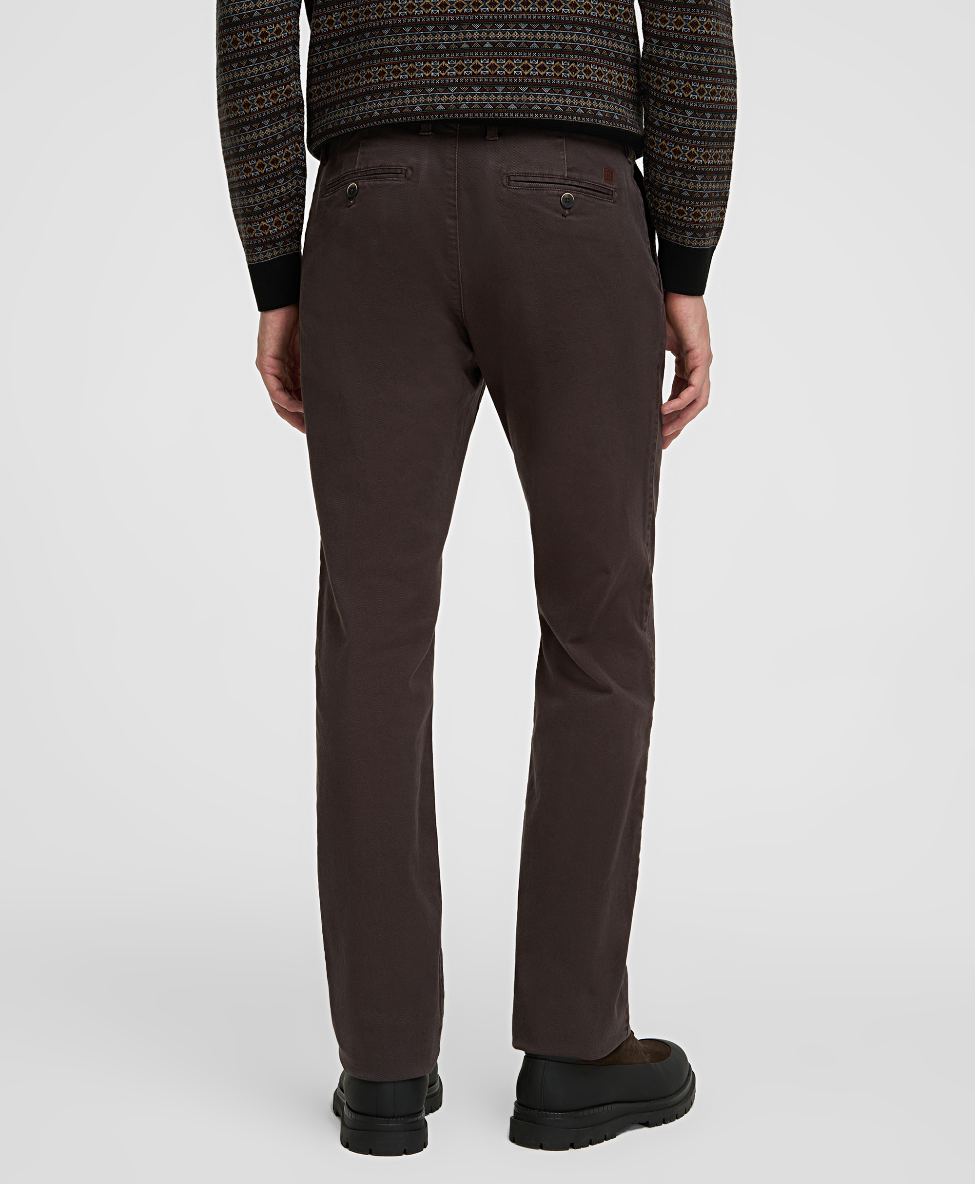 Брюки-чинос, прямой силуэт