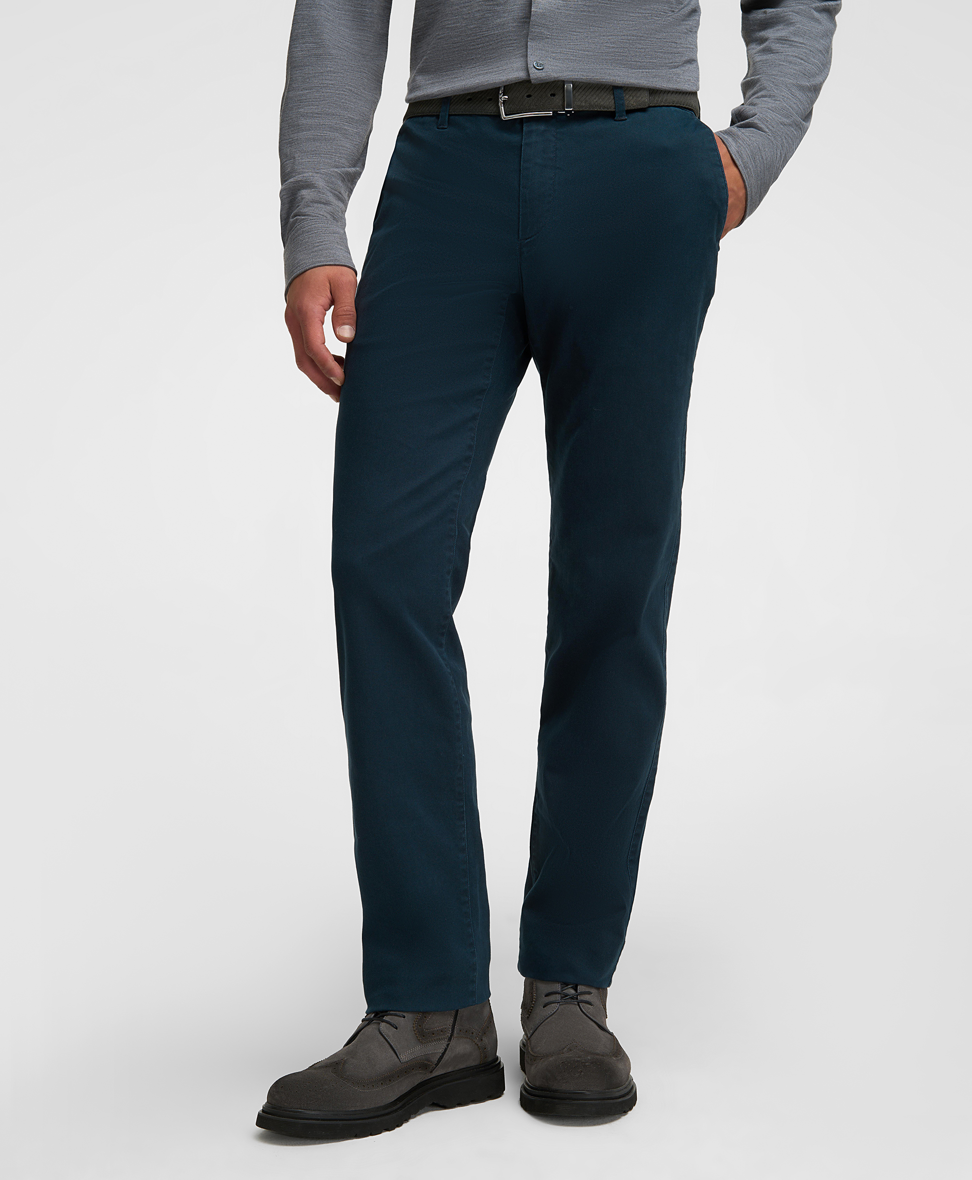 Брюки-чинос, прямой силуэт