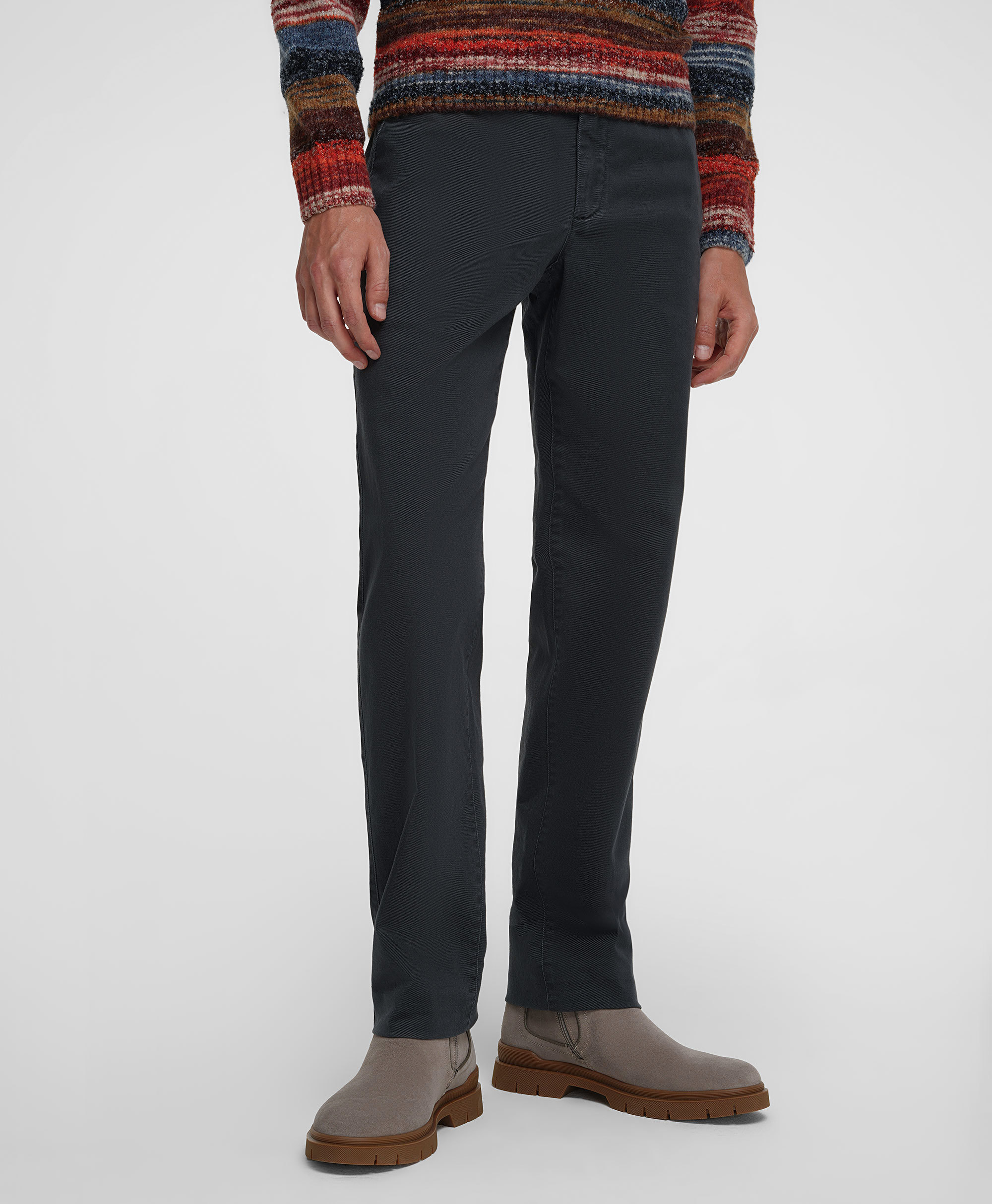 Брюки-чинос, прямой силуэт