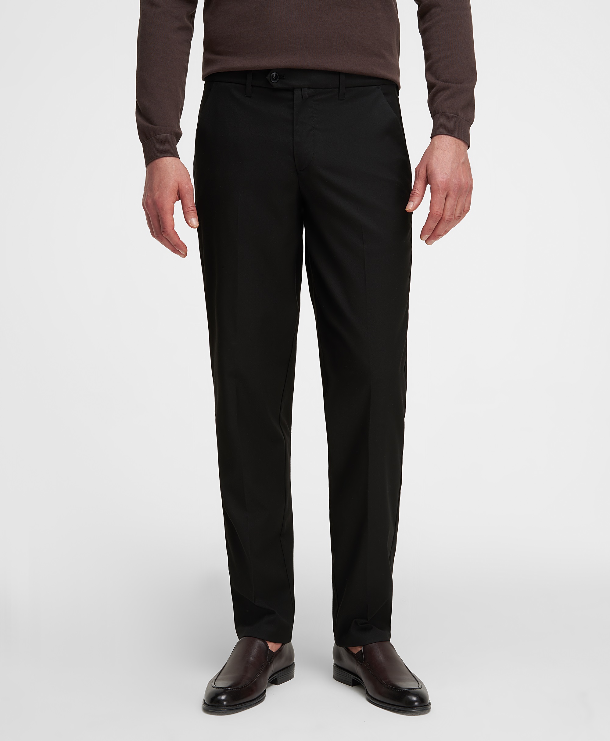 Брюки-чинос, прямой силуэт