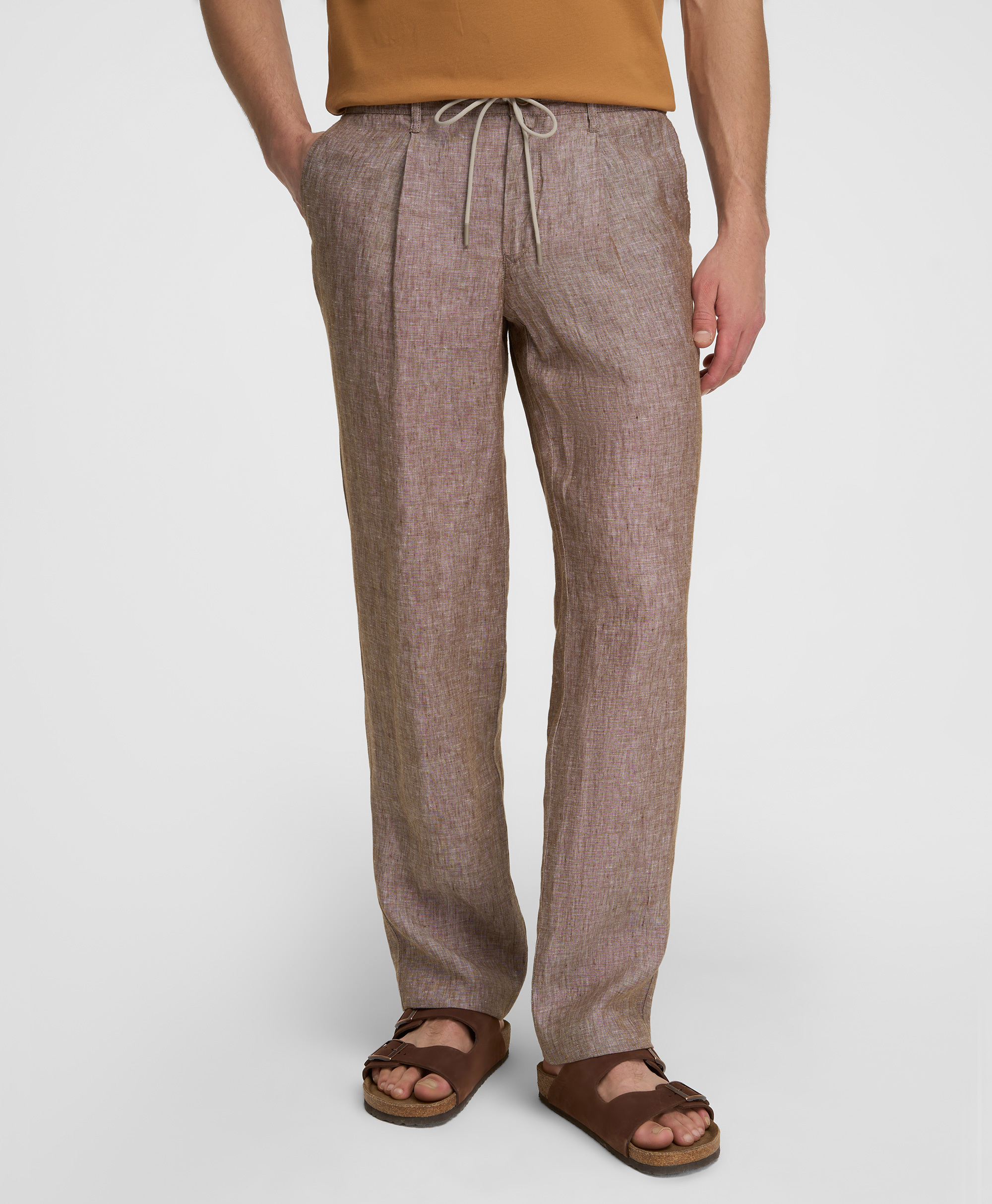 Брюки-чинос, прямой силуэт