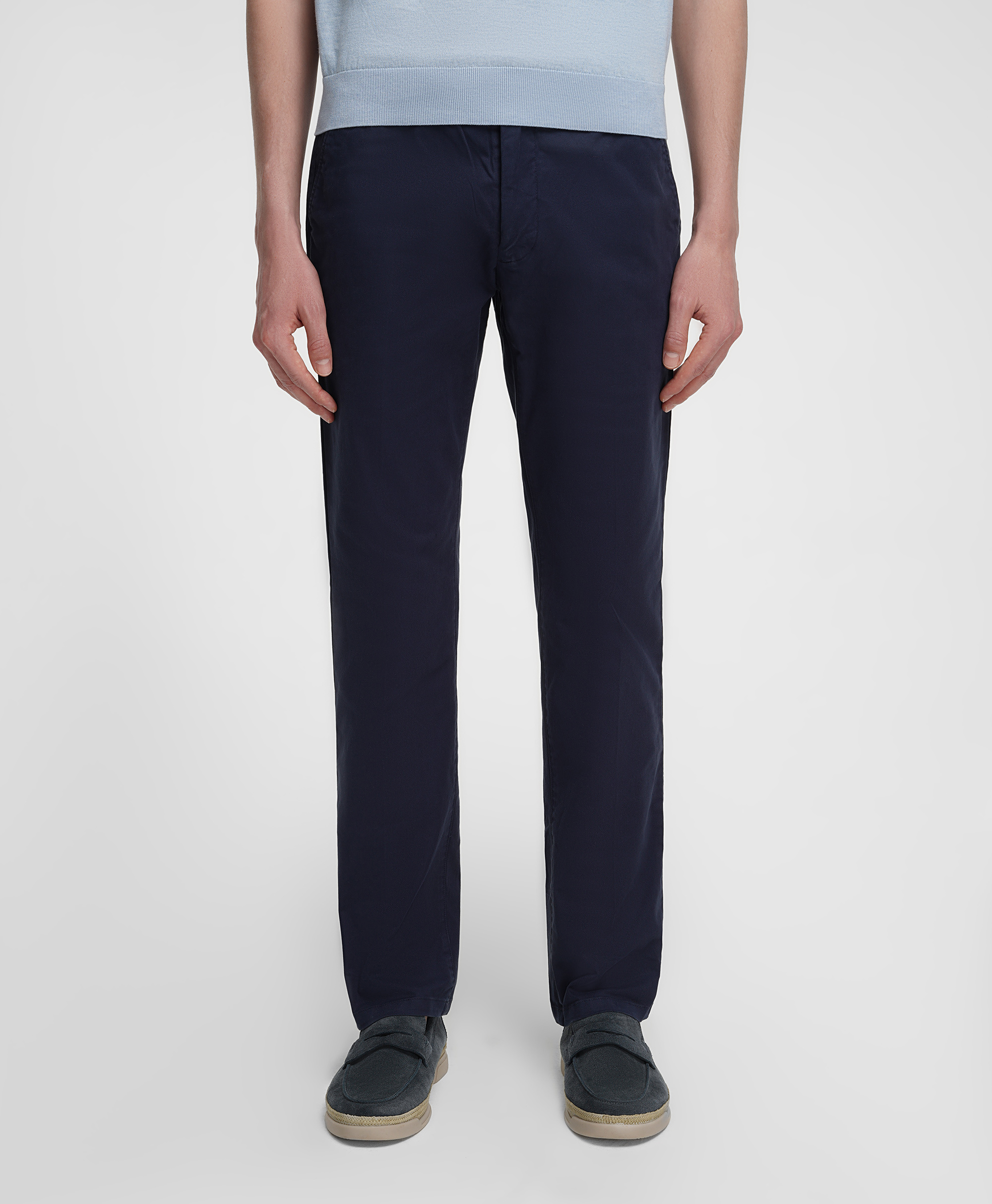 Брюки-чинос, прямой силуэт