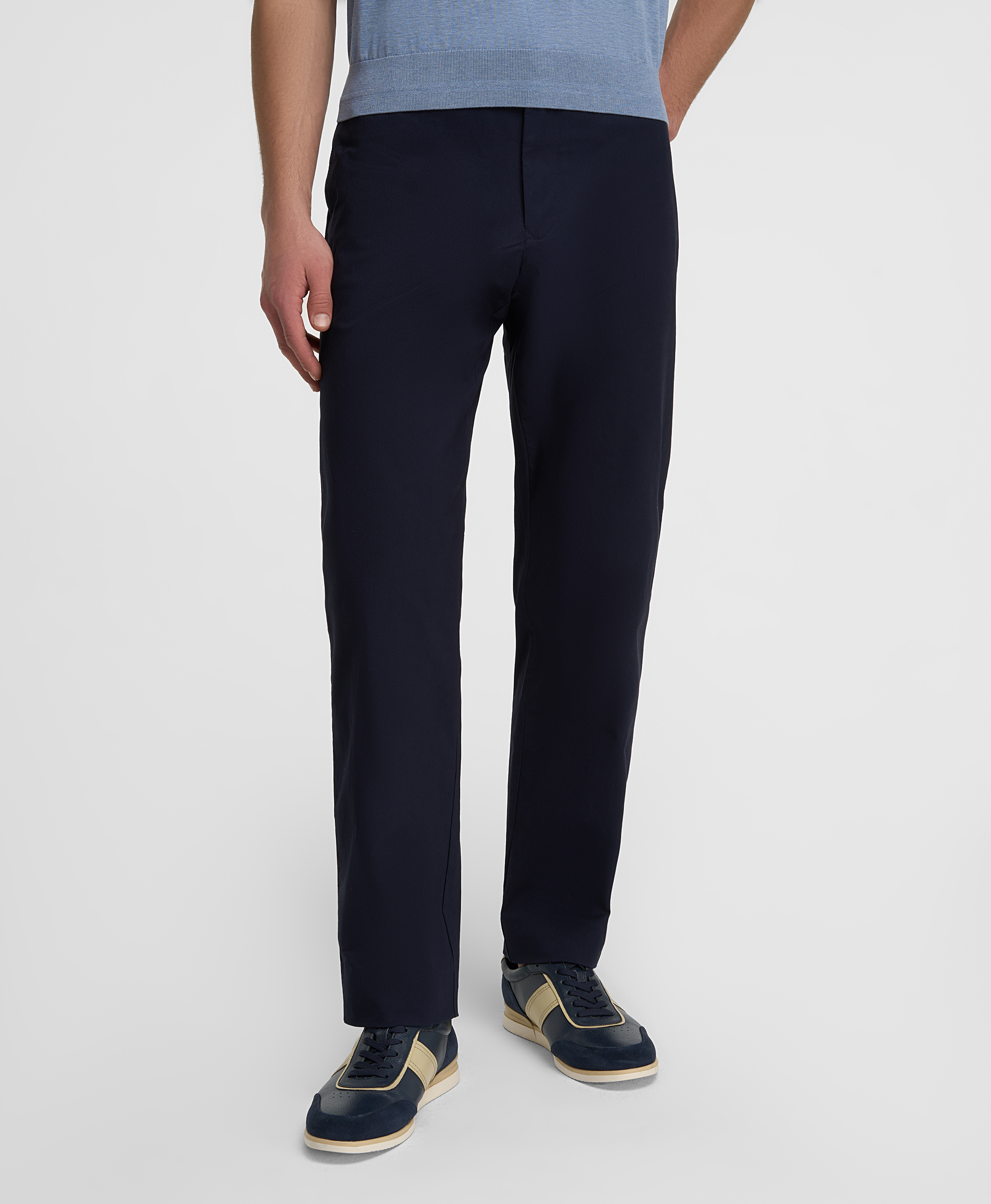 Брюки-чинос, прямой силуэт