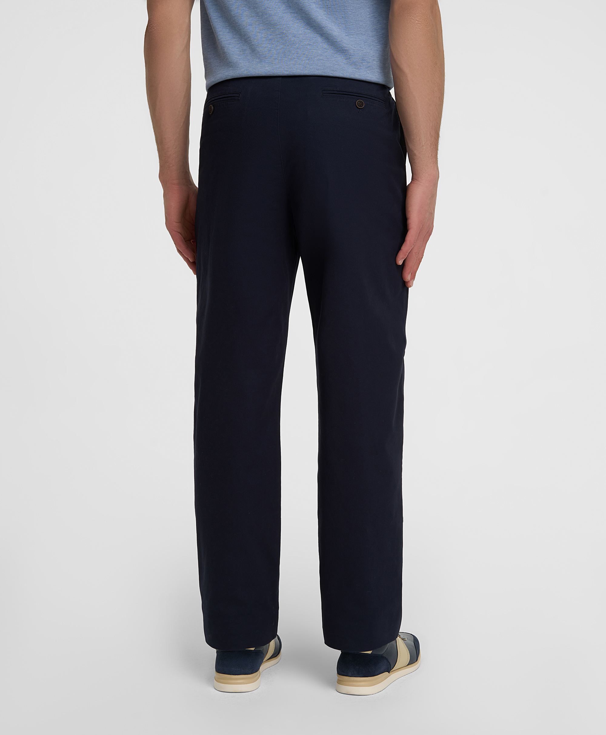 Брюки-чинос, прямой силуэт