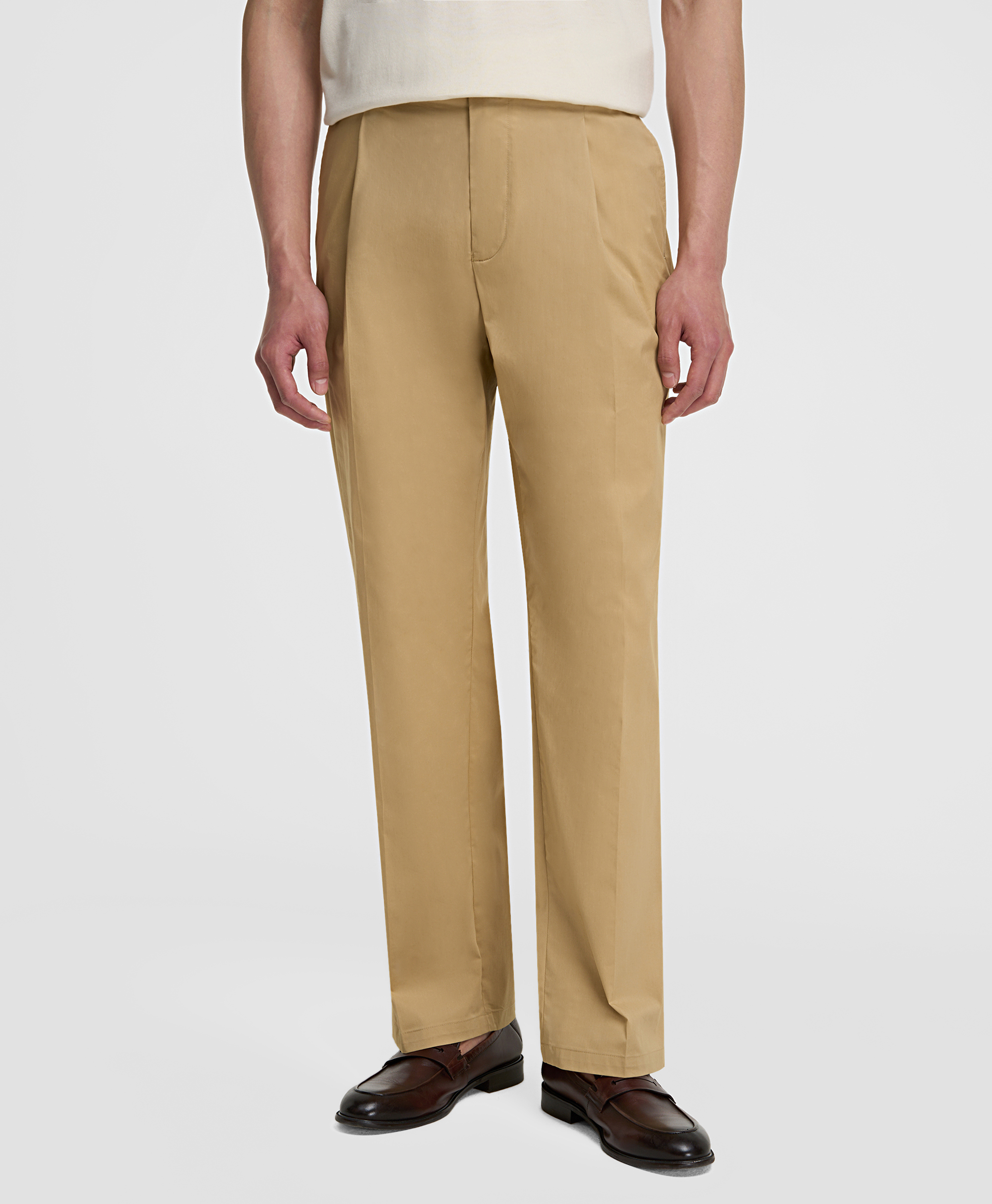 Брюки-чинос, прямой силуэт