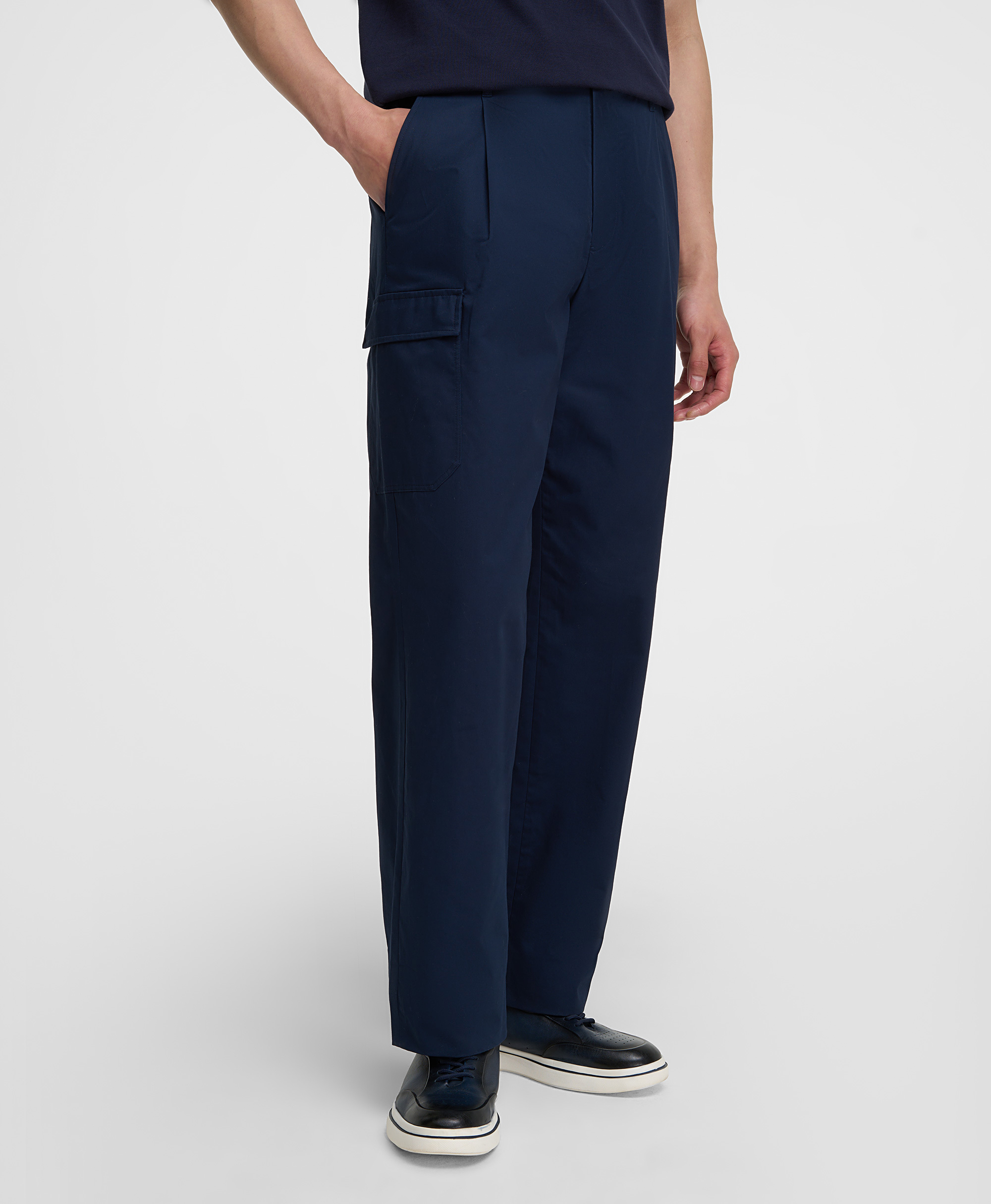 Брюки-карго, прямой силуэт