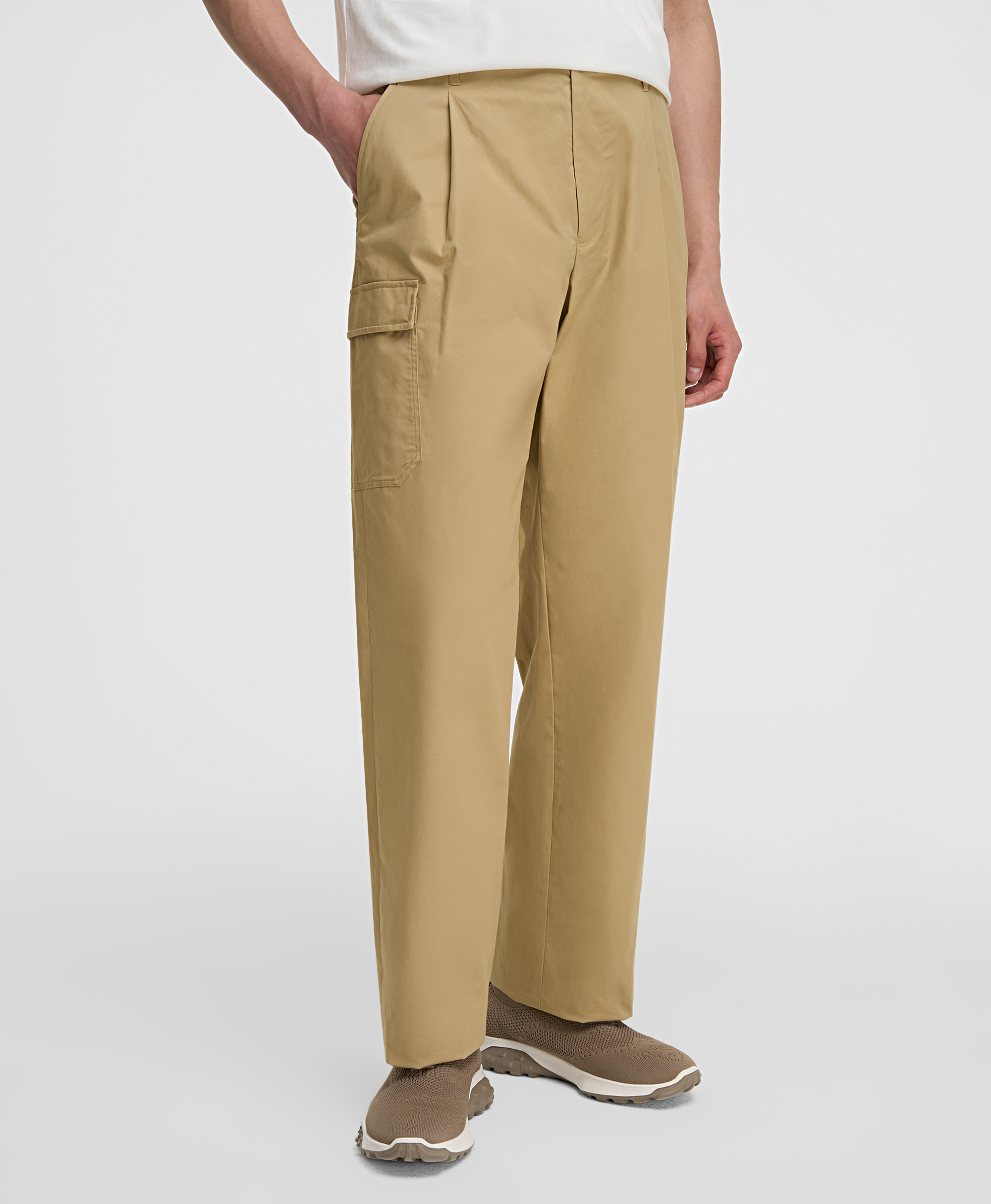 Брюки-карго, прямой силуэт