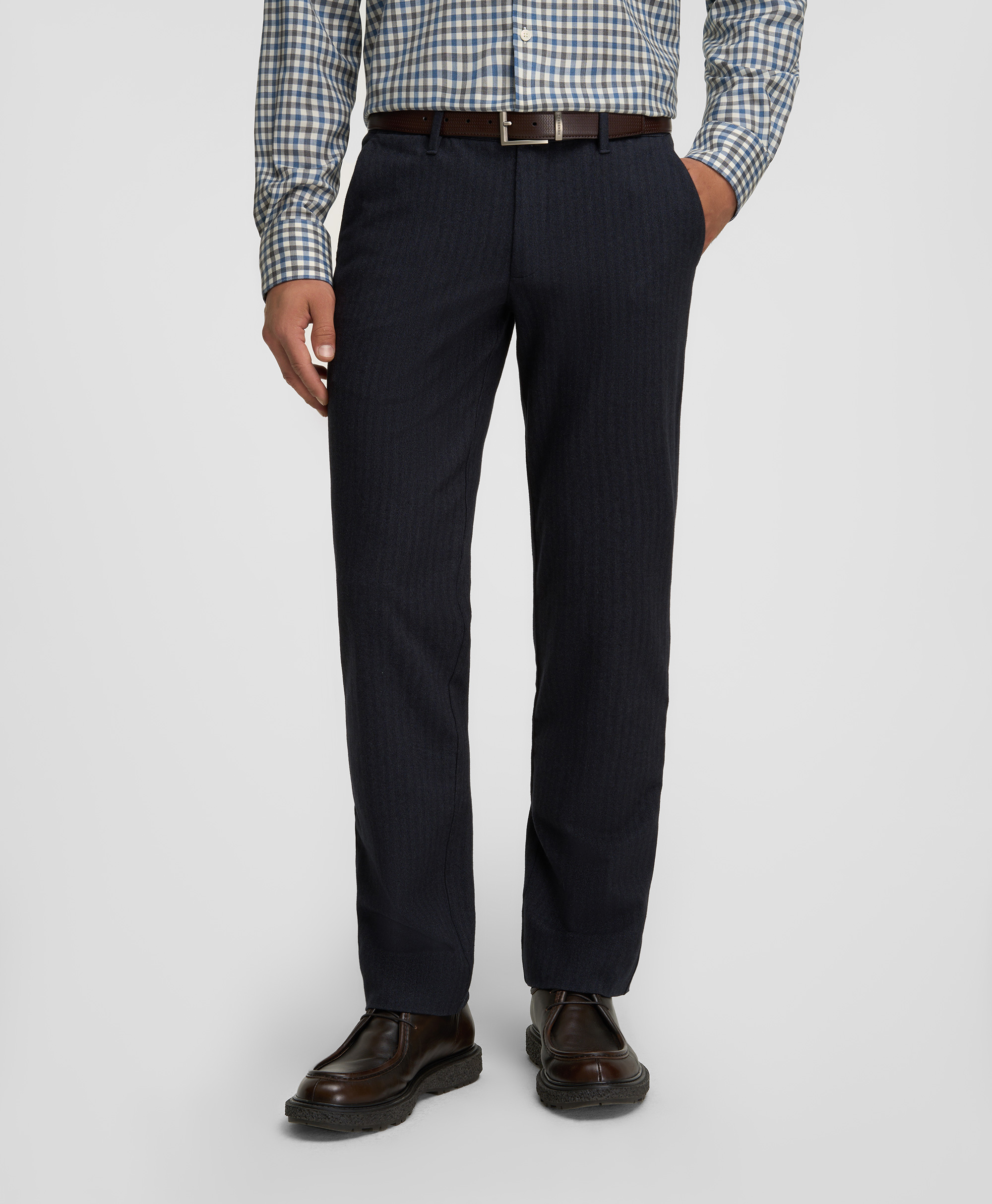 Брюки-чинос, прямой силуэт