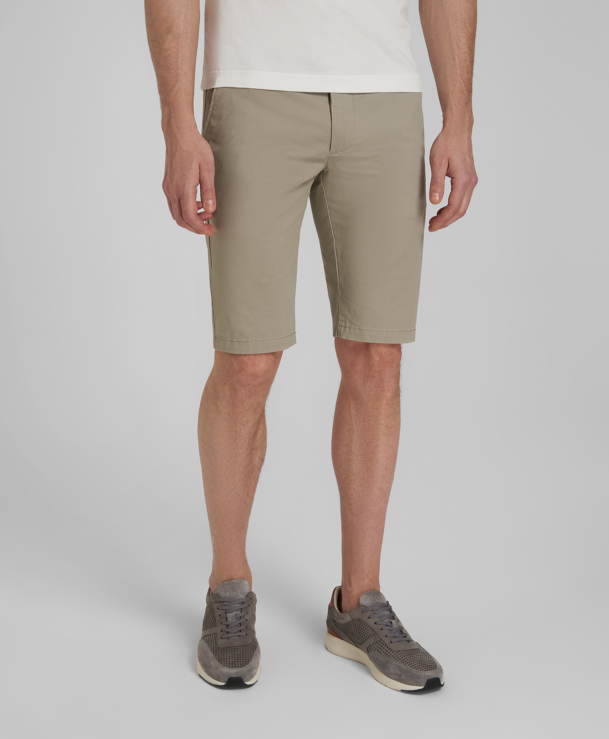 Шорты чинос хлопковые прямого прилегания