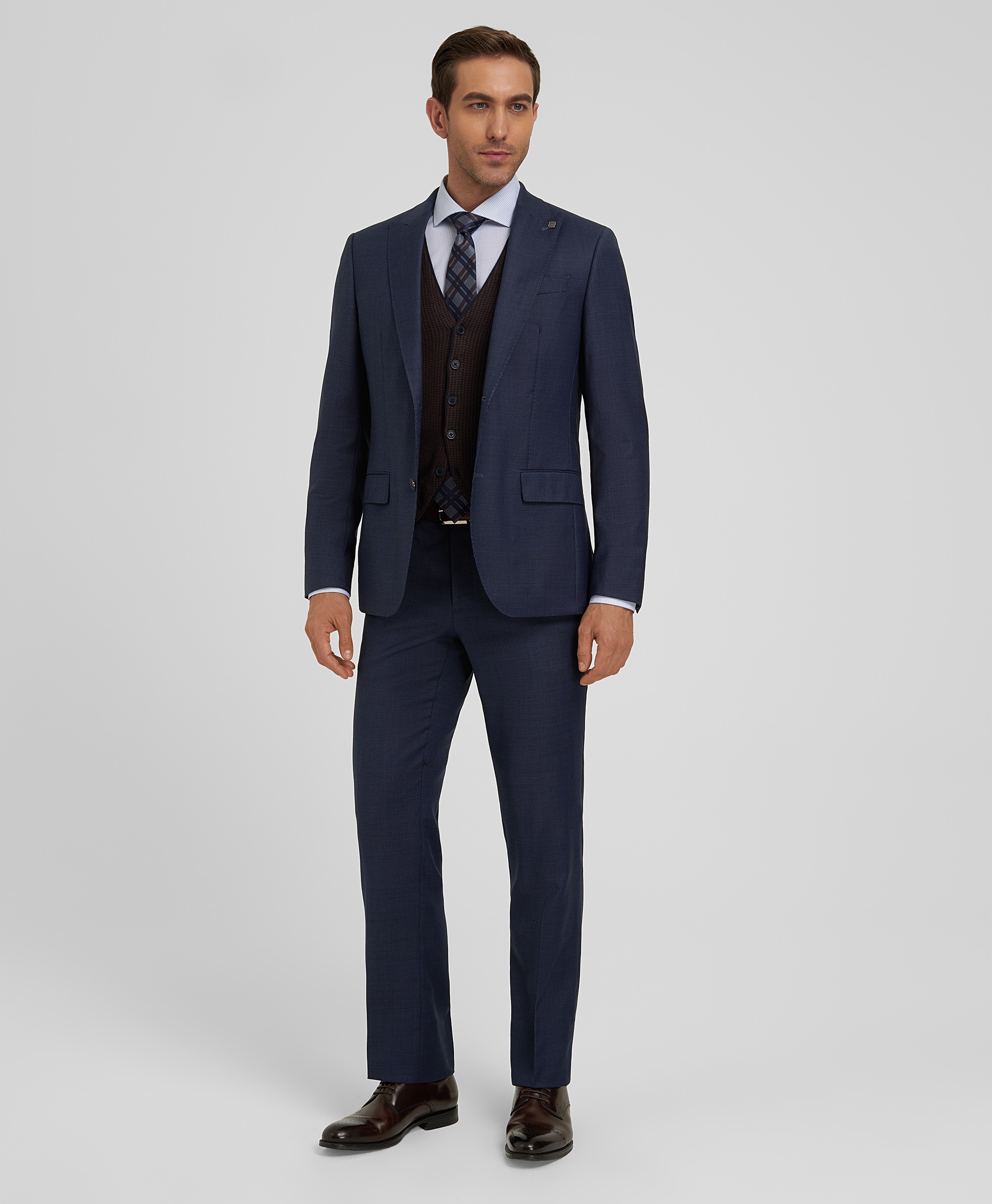 Брюки костюмные, прямой силуэт