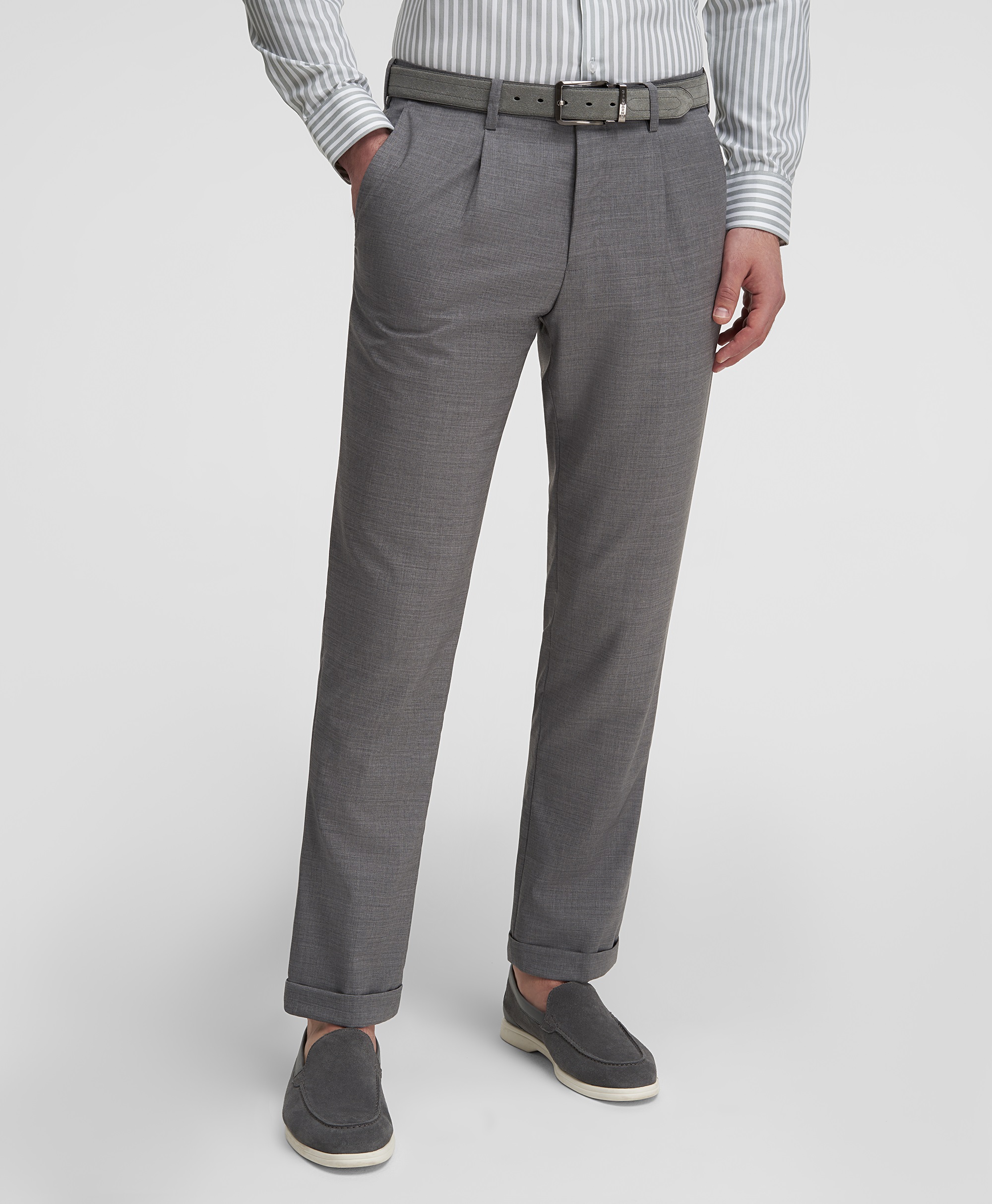 Брюки костюмные, прямой силуэт