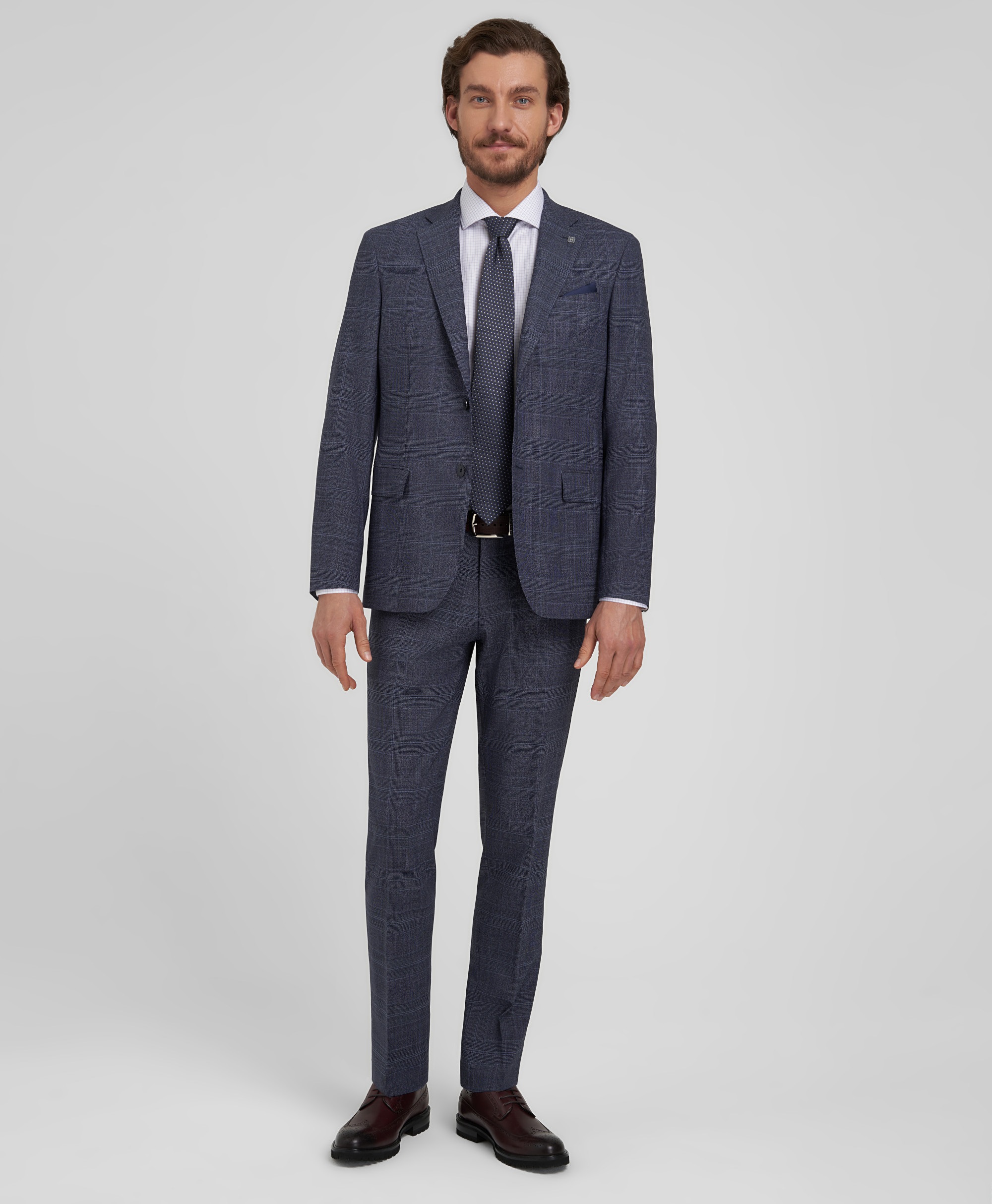 Брюки костюмные, прямой силуэт