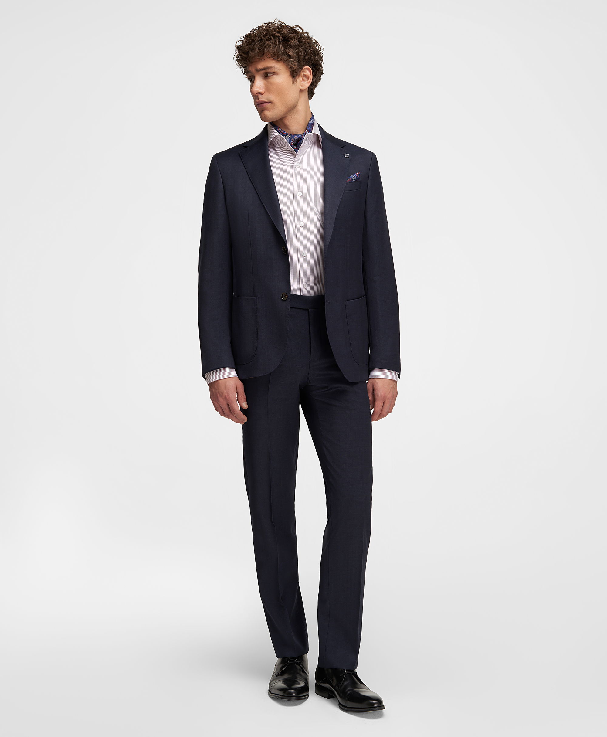 Брюки костюмные, прямой силуэт