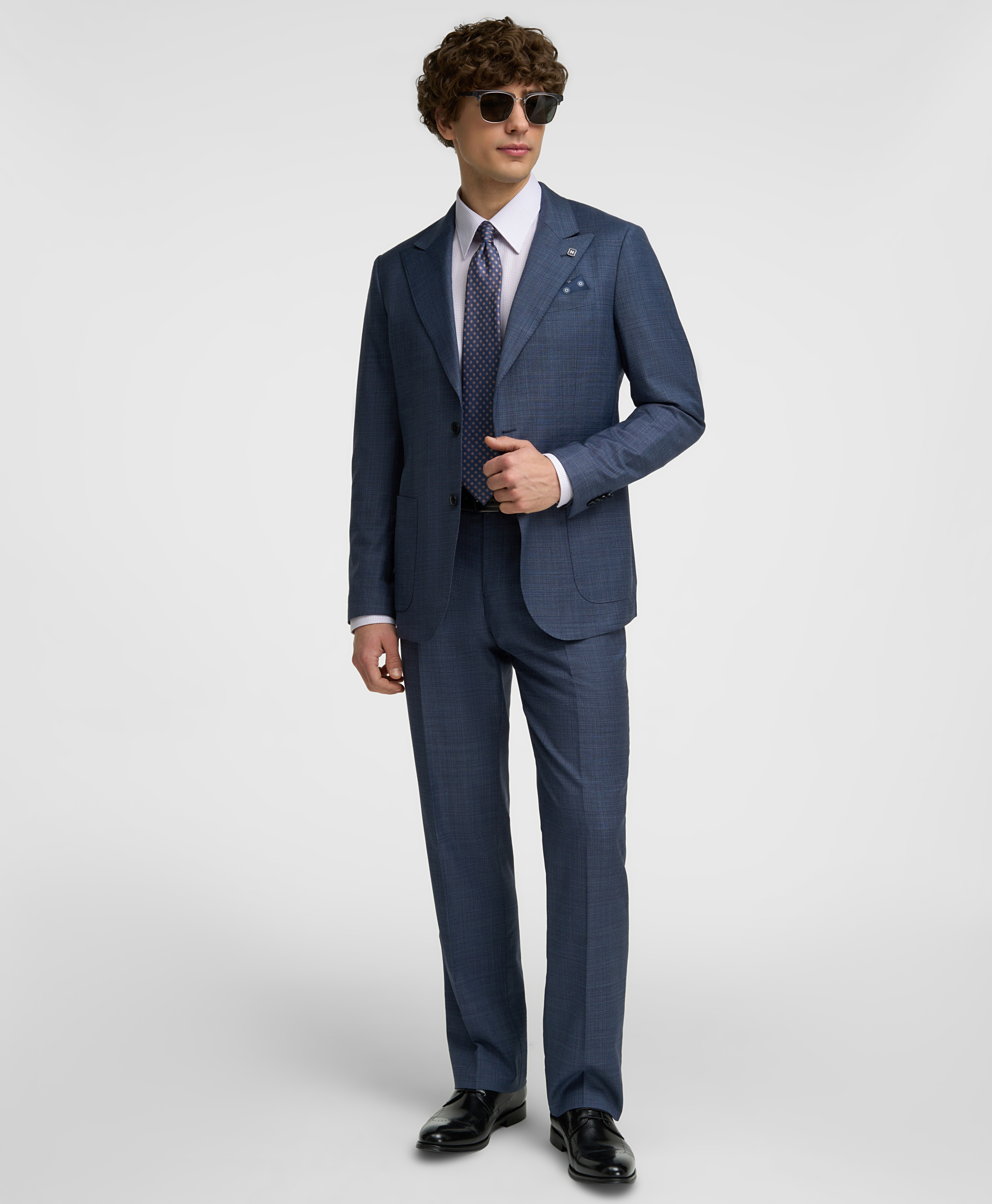 Брюки костюмные, прямой силуэт