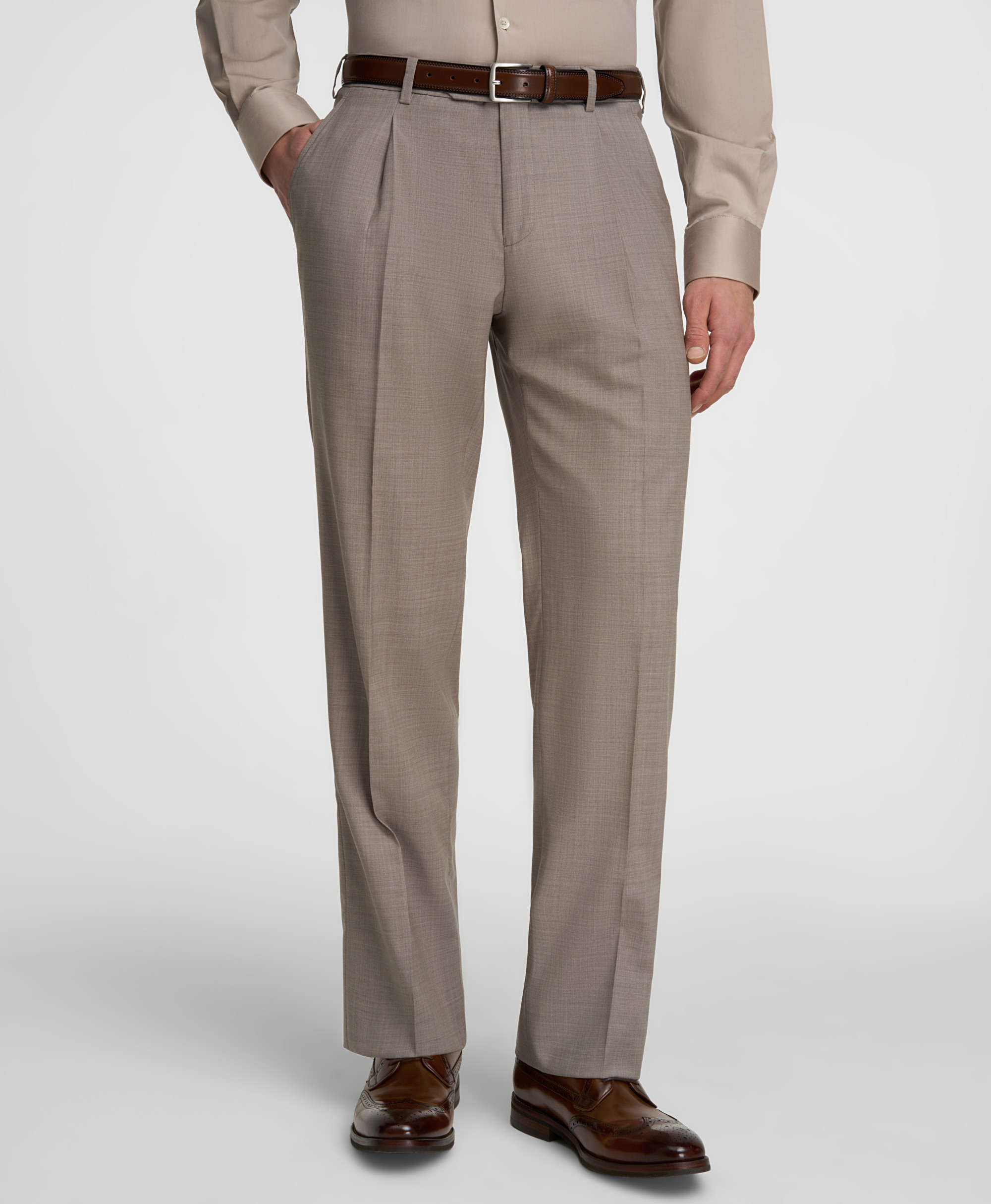 Брюки костюмные, прямой силуэт