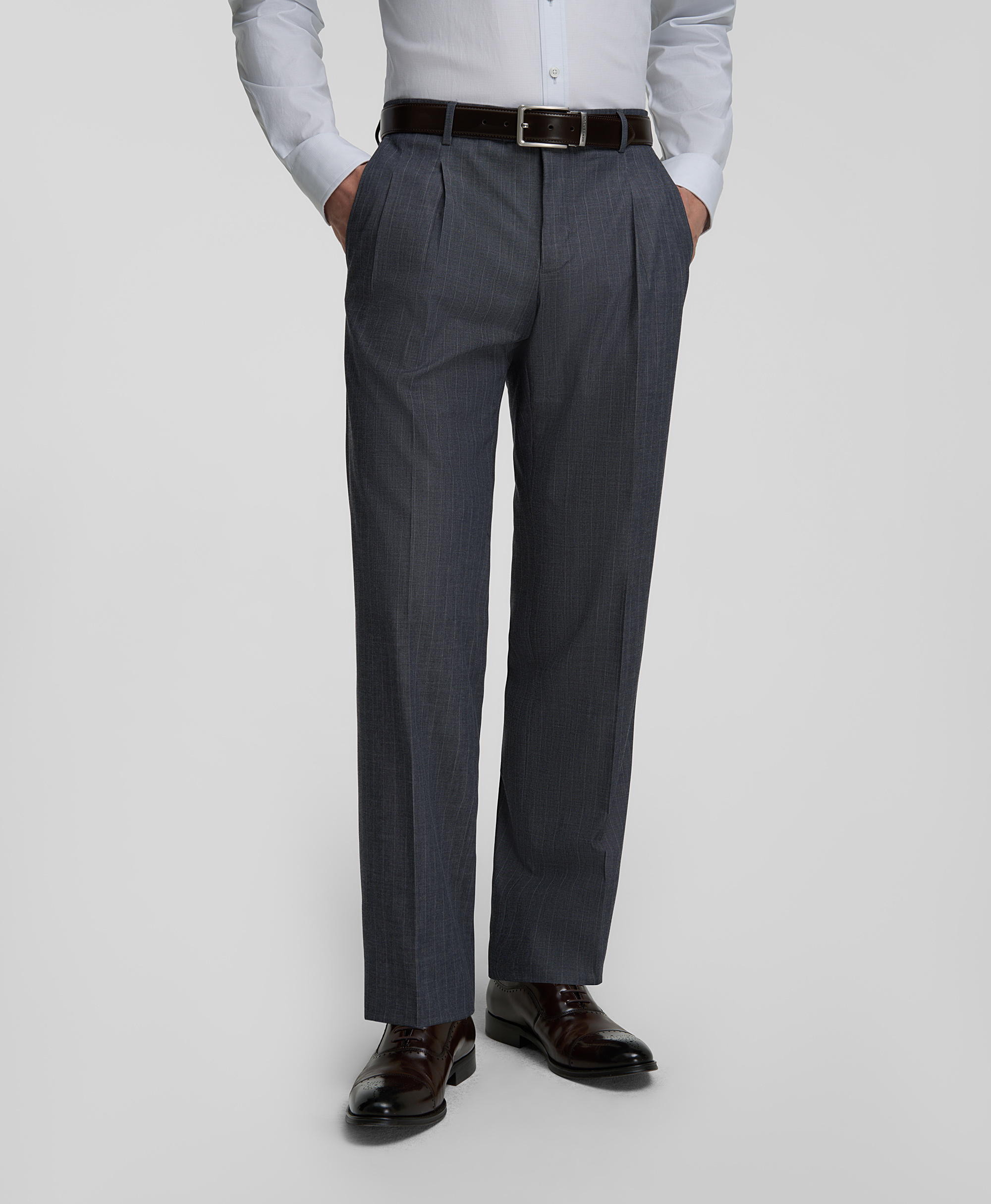 Брюки костюмные, прямой силуэт