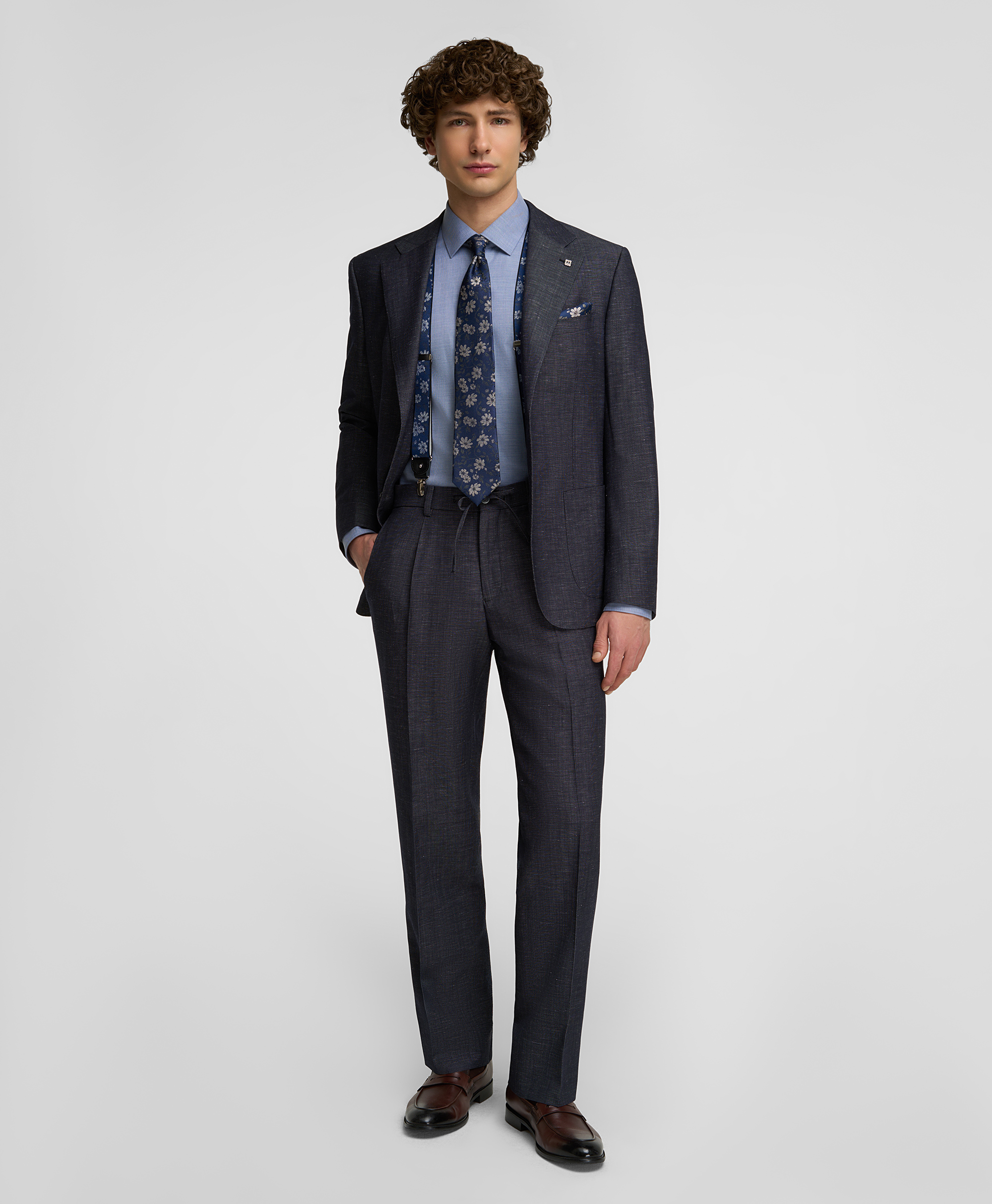 Брюки костюмные, прямой силуэт