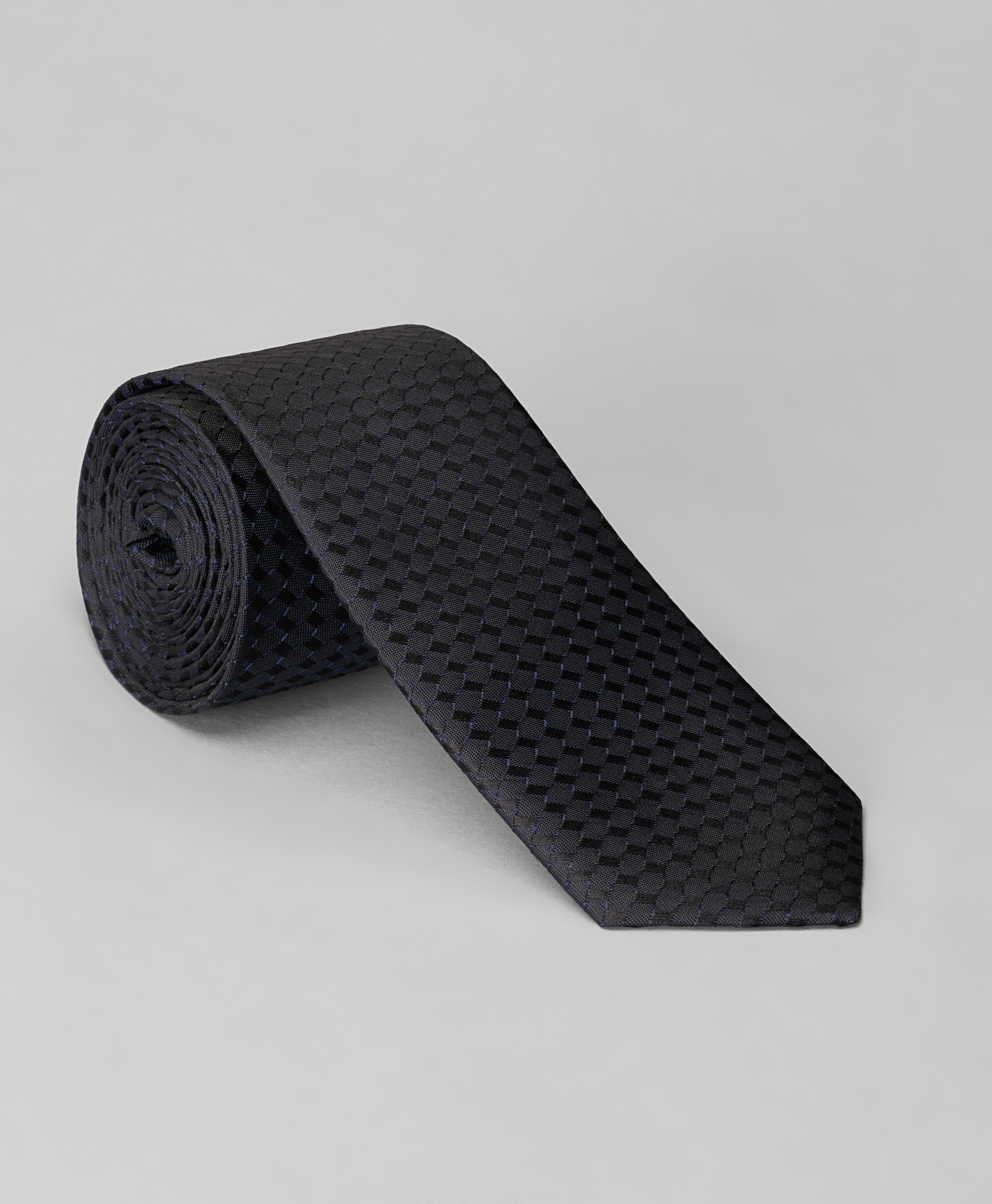 Галстук узкий шёлковый жаккардовый