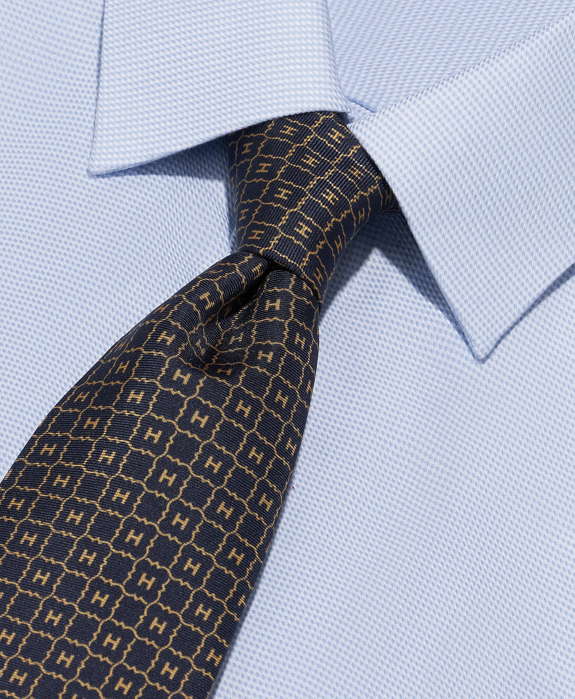 Галстук шёлковый с подкладкой из той же ткани