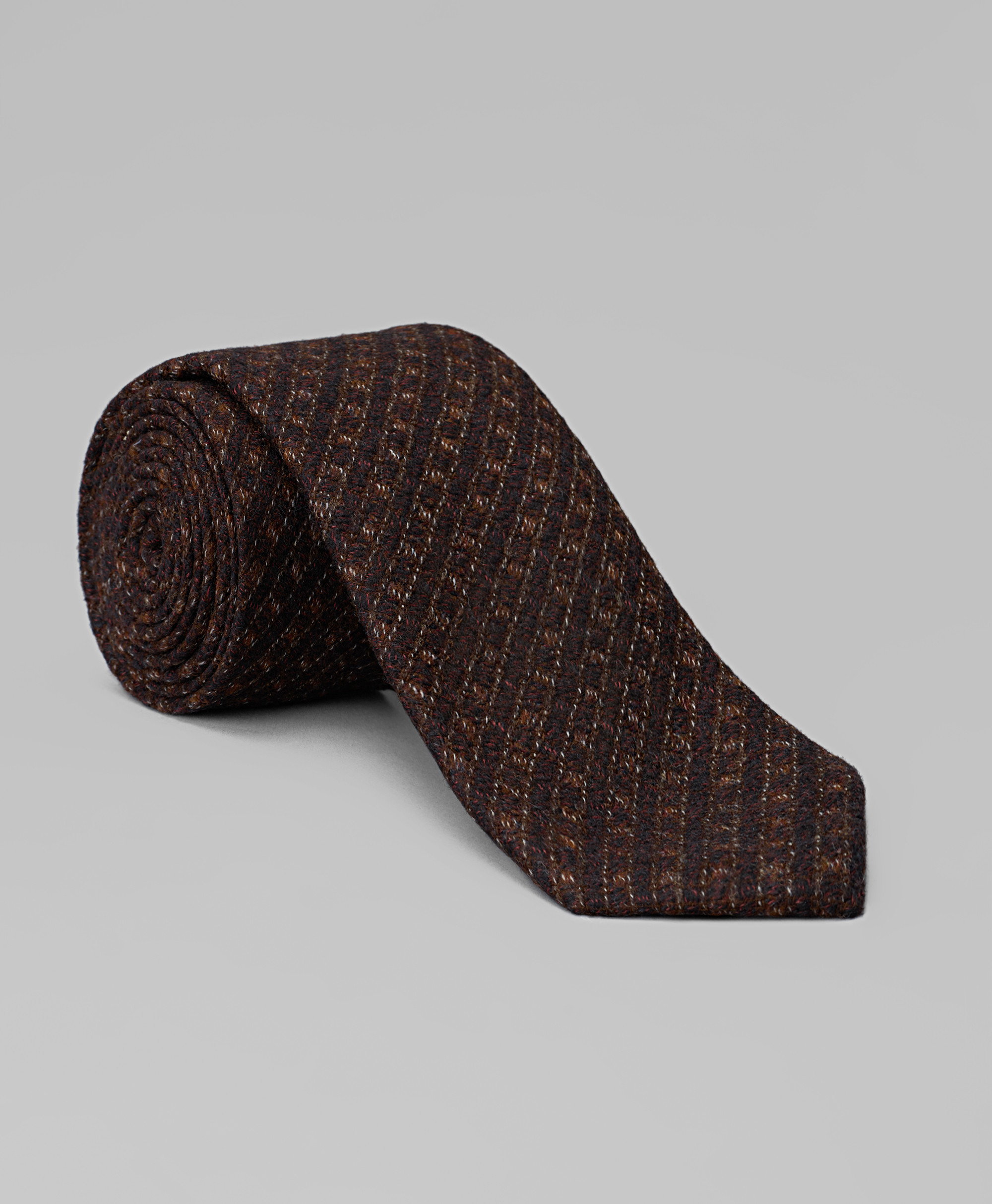 Классический галстук из 100% шерсти от итальянской фабрики Lanificio Bottoli