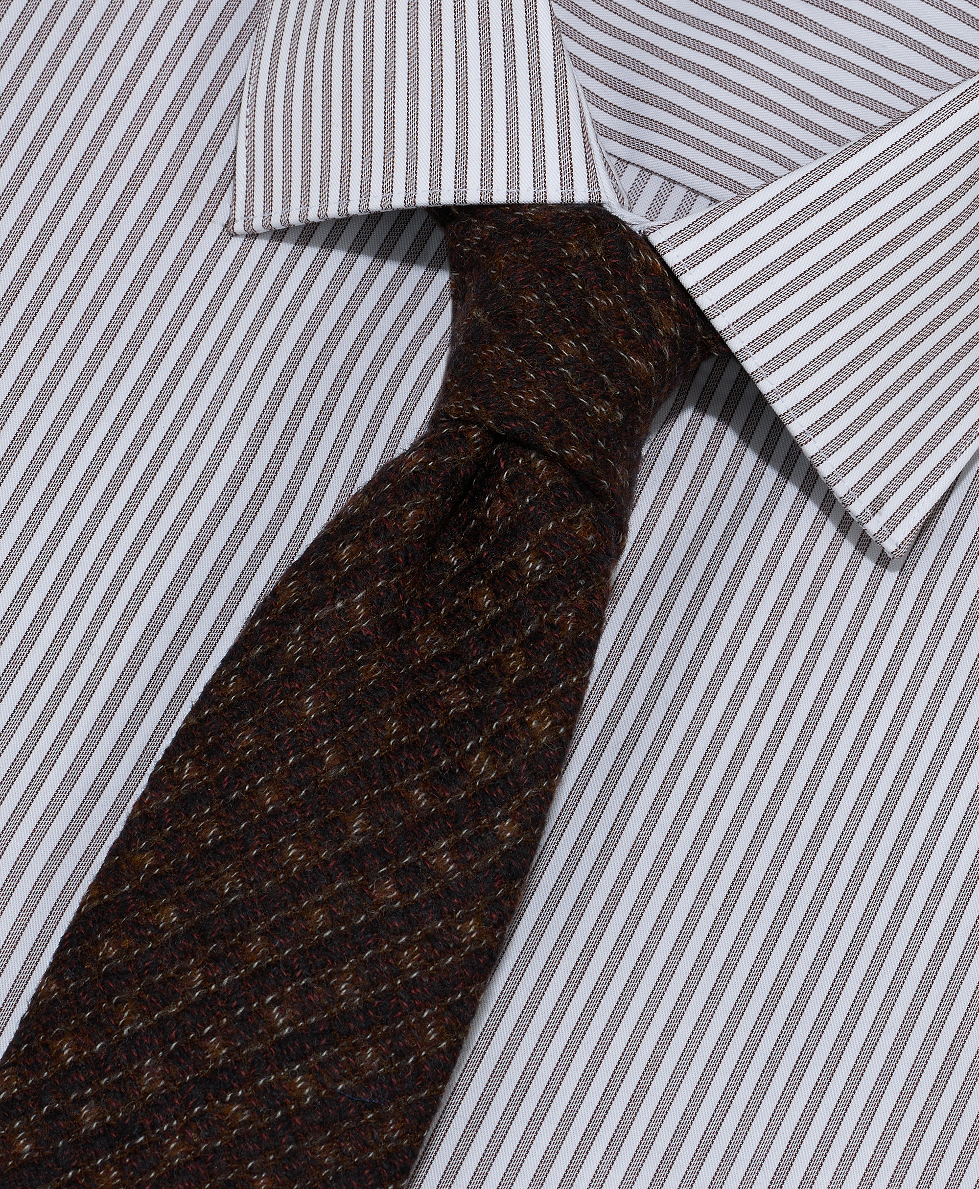 Классический галстук из 100% шерсти от итальянской фабрики Lanificio Bottoli