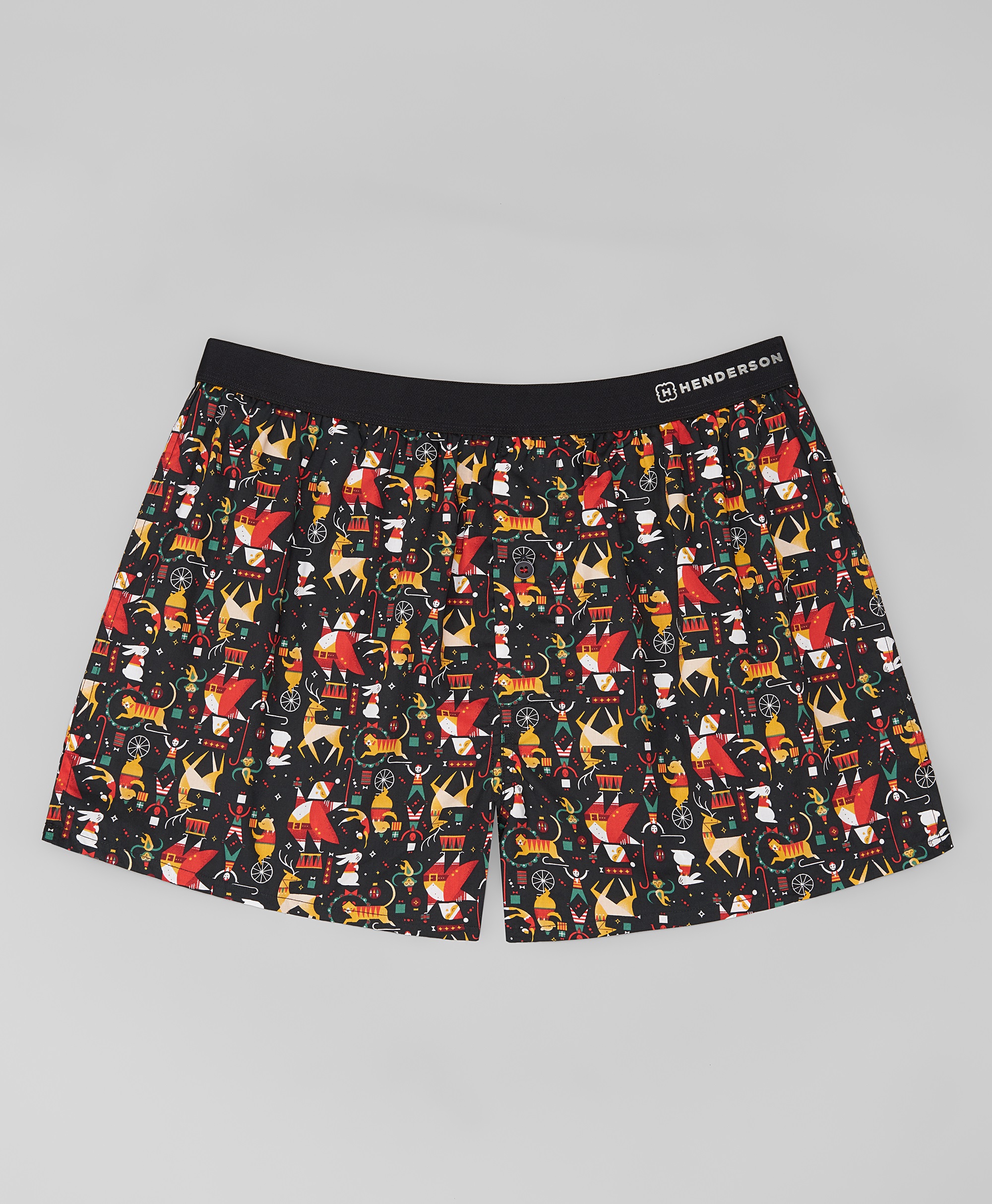 Боксеры ситцевые с контрастной резинкой